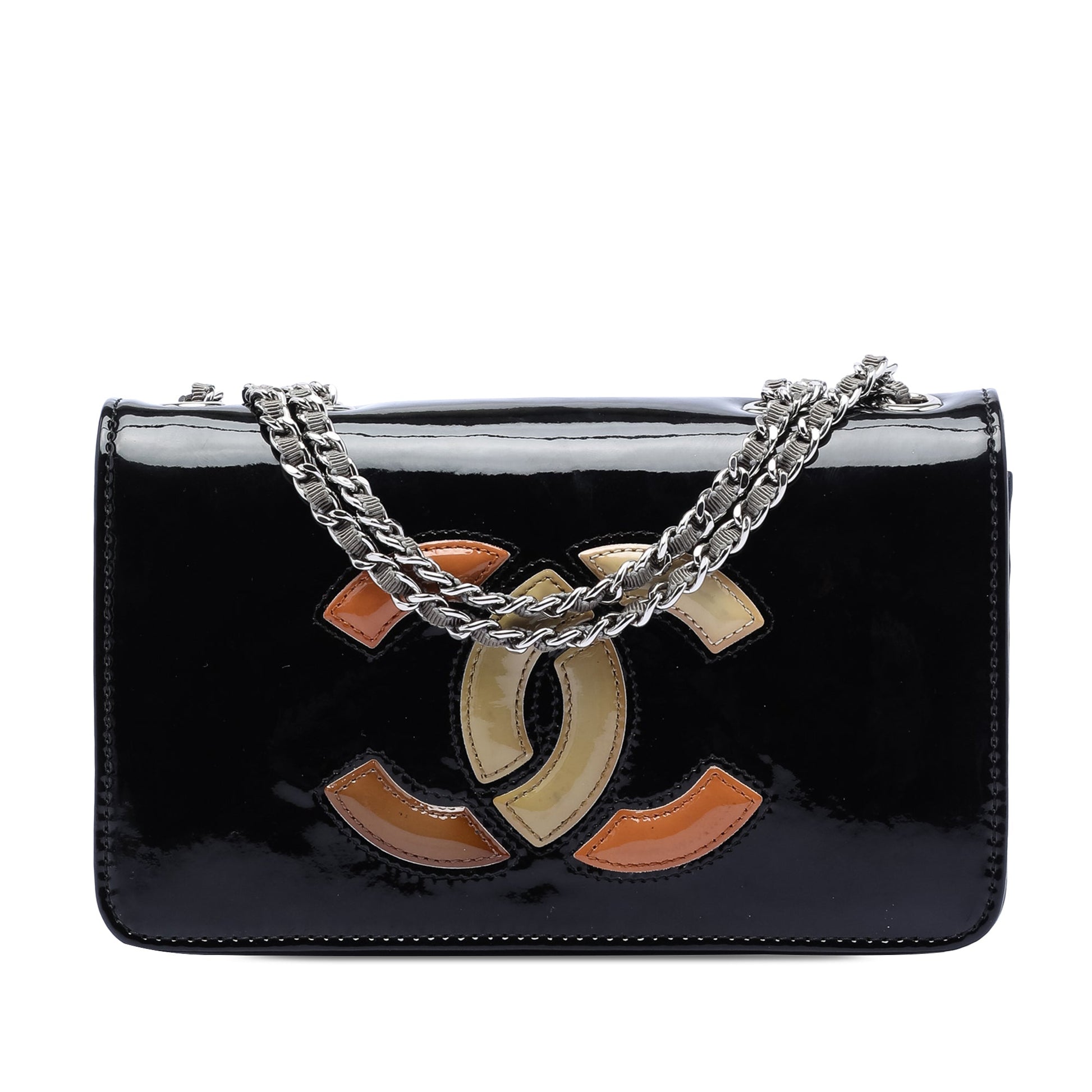 Chanel CC Patent Lipstick Flap