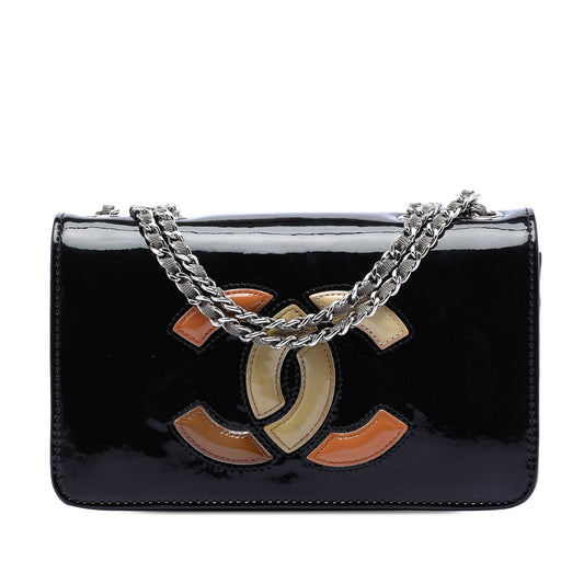 Chanel CC Patent Lipstick Flap