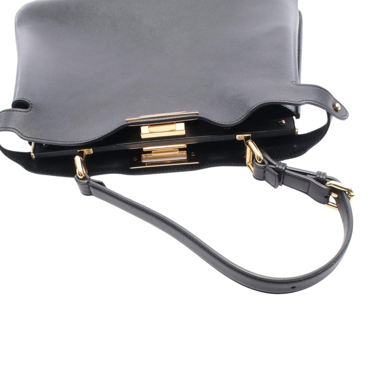 Fendi Medium Leather Iconic Essentially Peekaboo