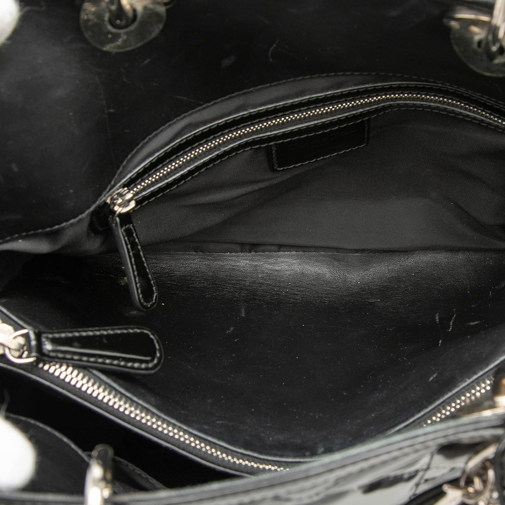 Medium Patent Cannage Polochon Granville Satchel