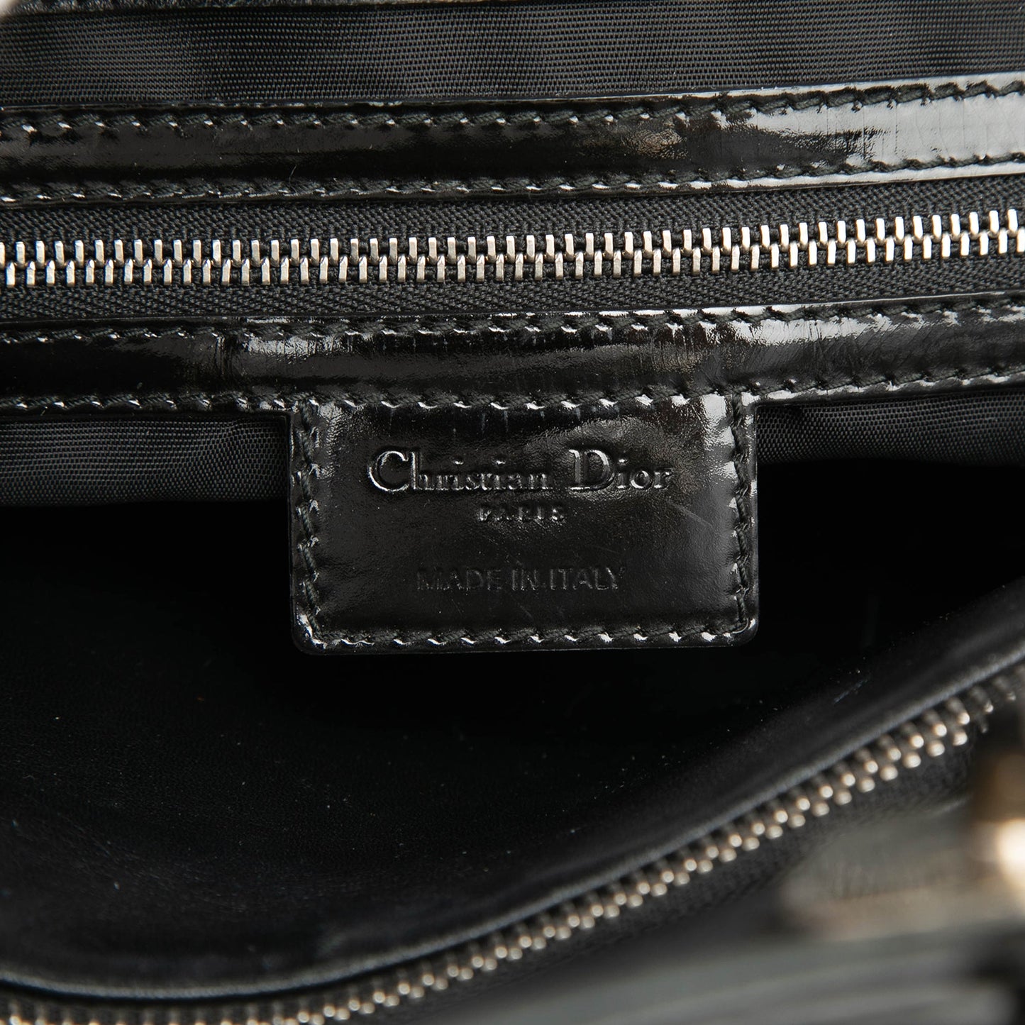 Medium Patent Cannage Polochon Granville Satchel
