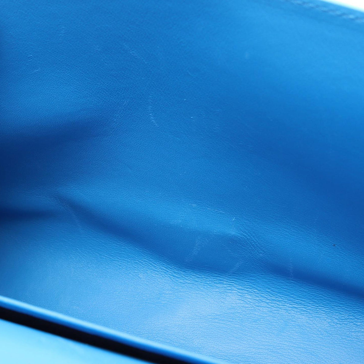 Balenciaga Grained Calfskin Car Flap Crossbody — Blue