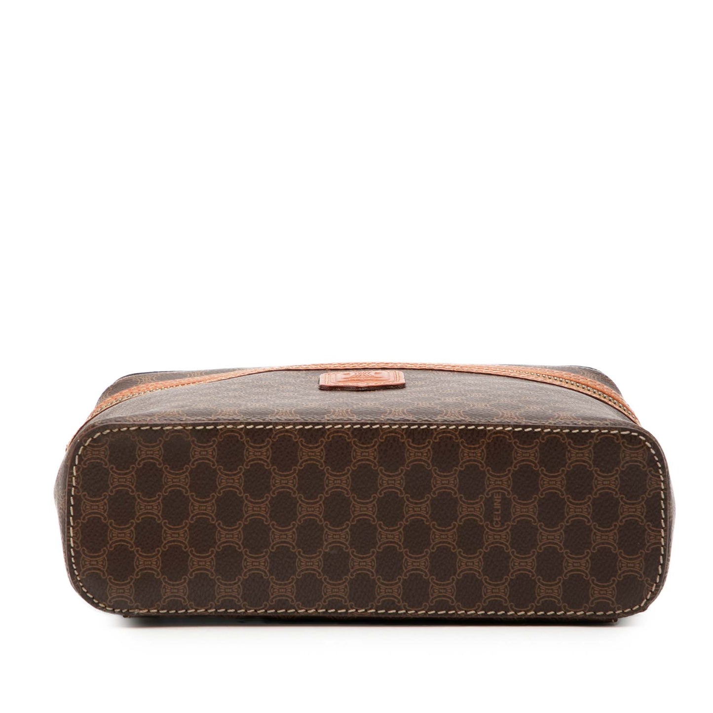 Celine Macadam Coated Canvas Vanity Bag