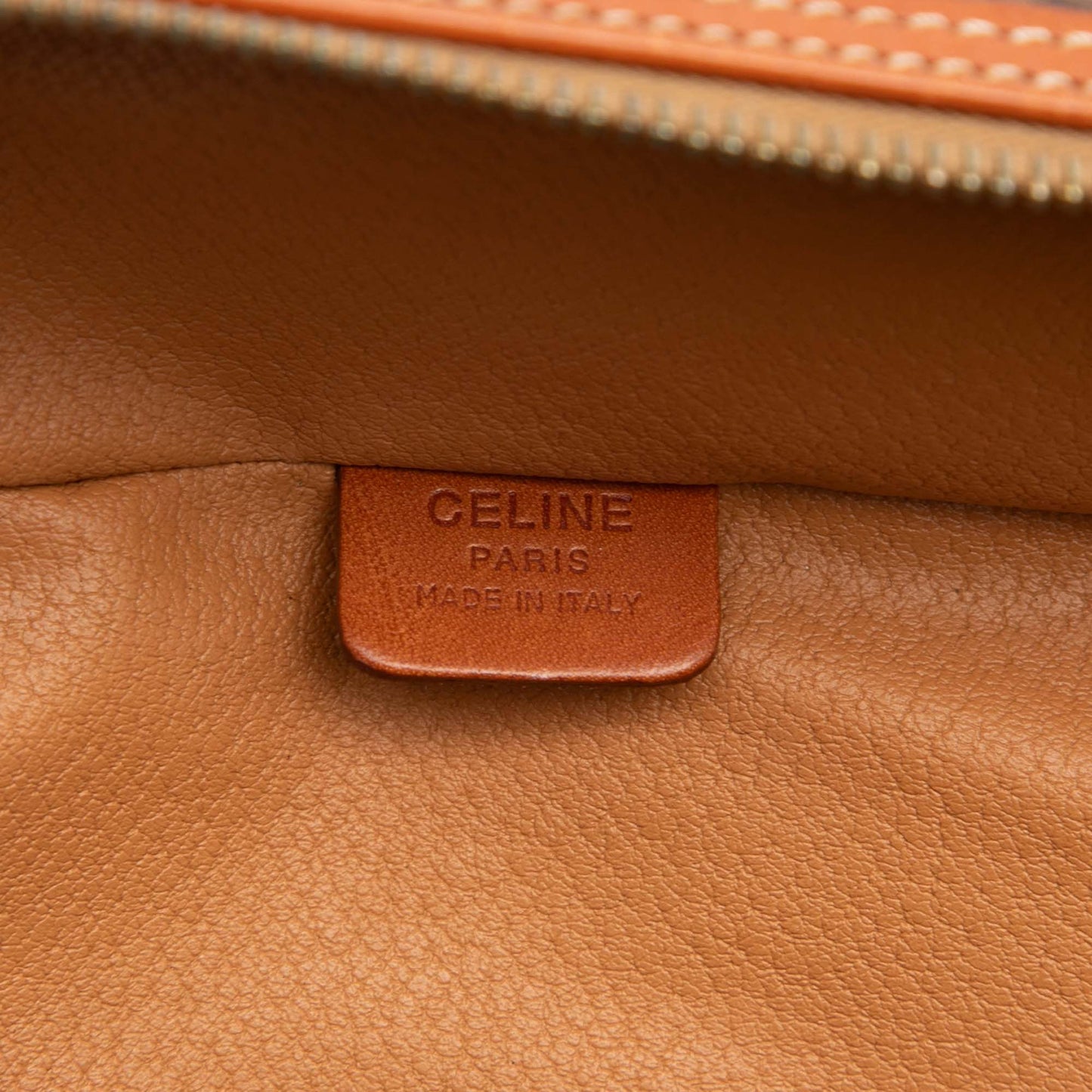 Celine Macadam Coated Canvas Vanity Bag