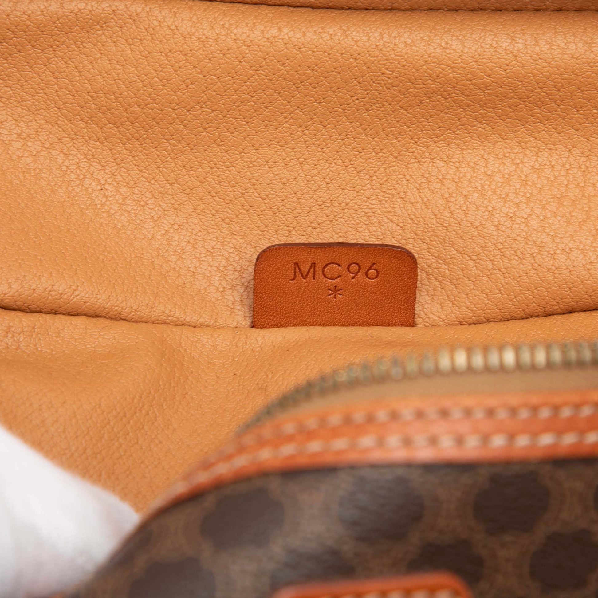 Celine Macadam Coated Canvas Vanity Bag