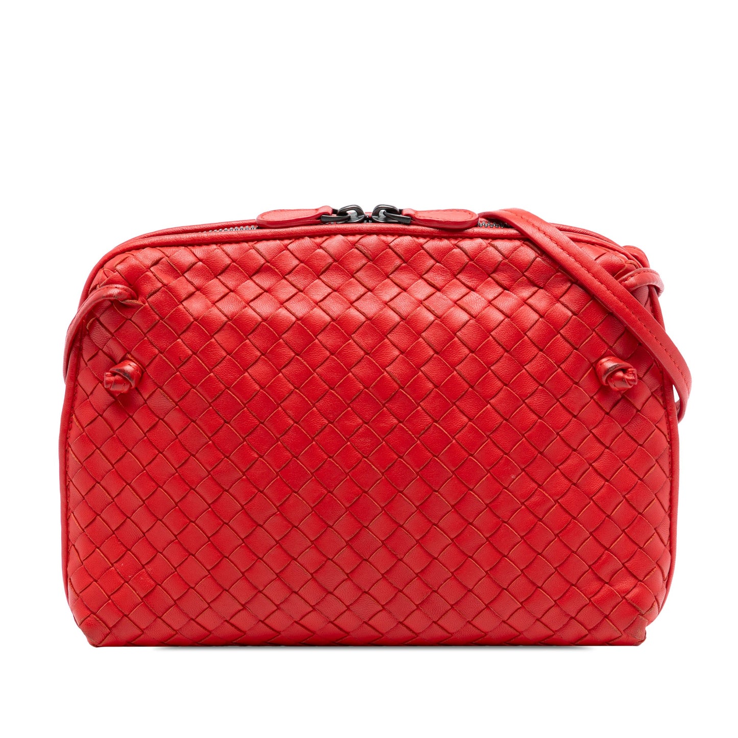 Bottega Veneta Nappa Intrecciato Nodini Crossbody