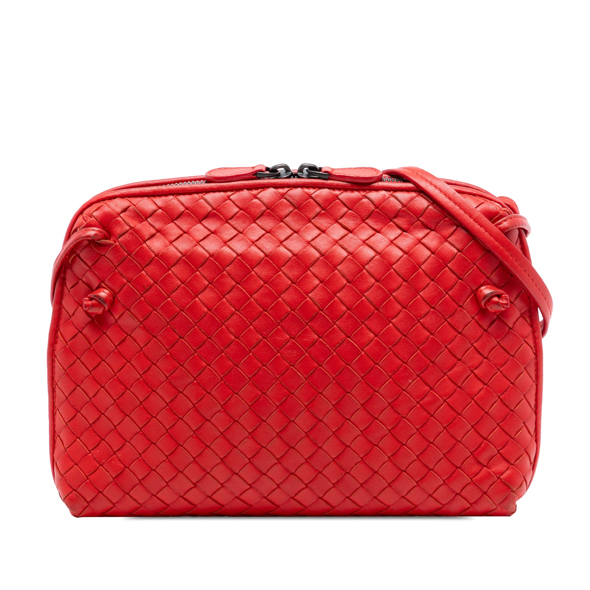 Bottega Veneta Nappa Intrecciato Nodini Crossbody
