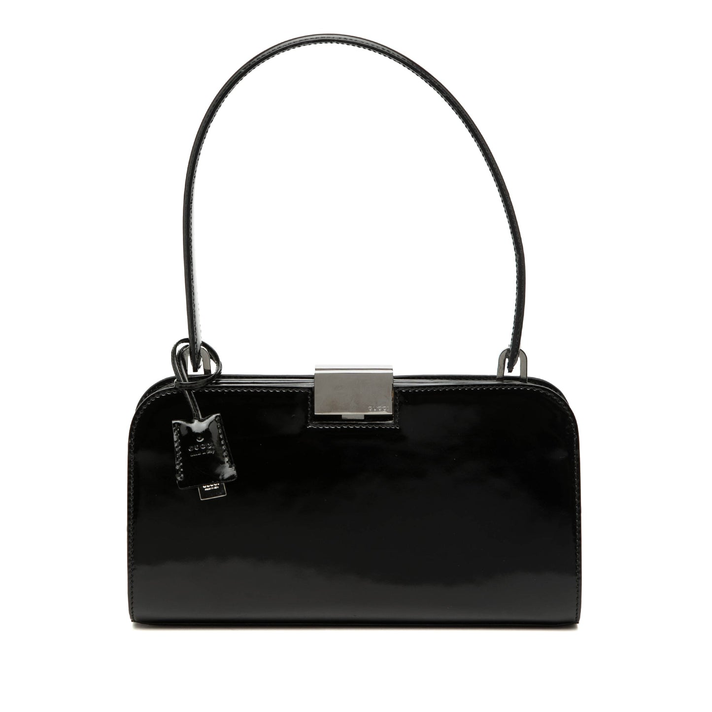 Gucci Patent Clasp Handbag
