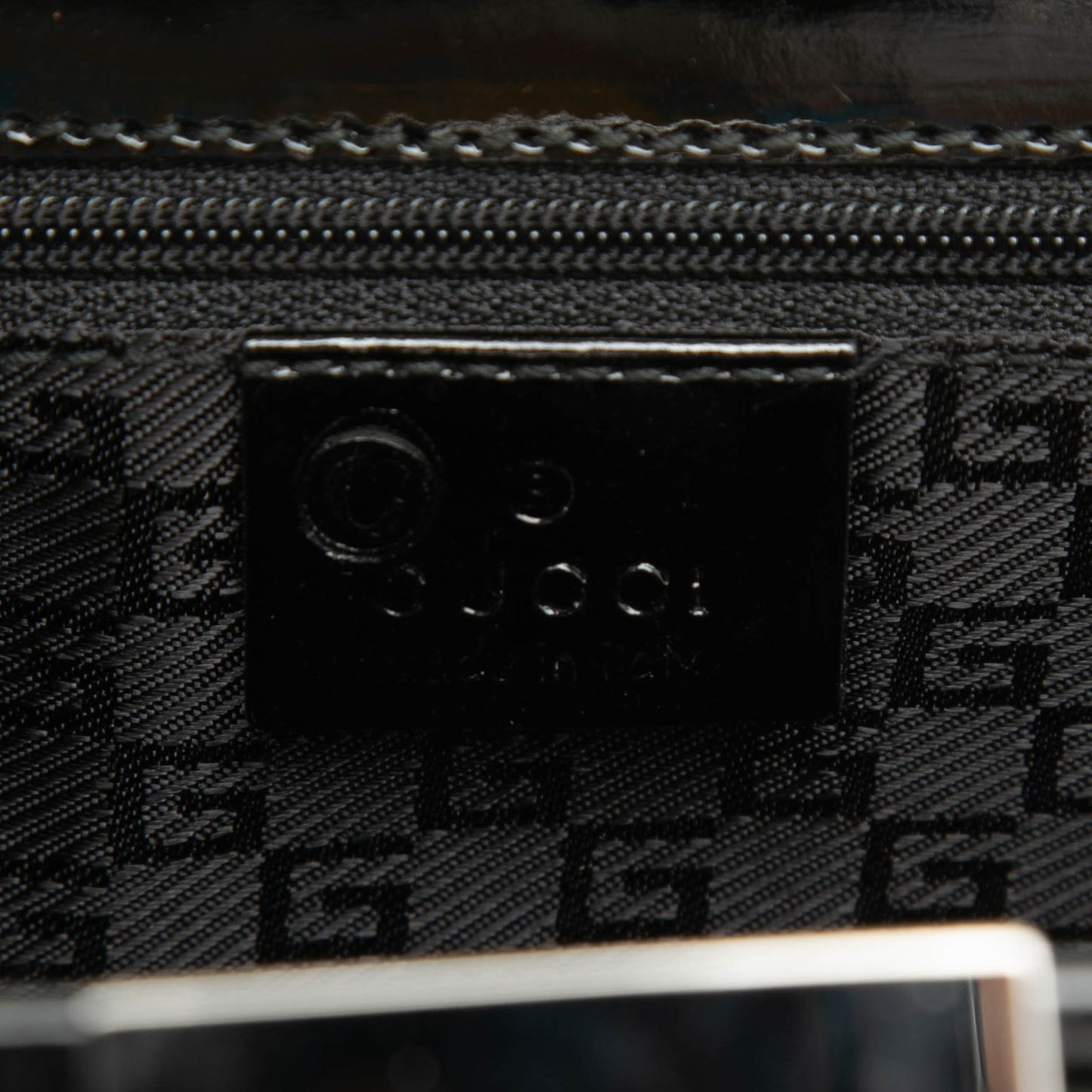 Gucci Patent Clasp Handbag
