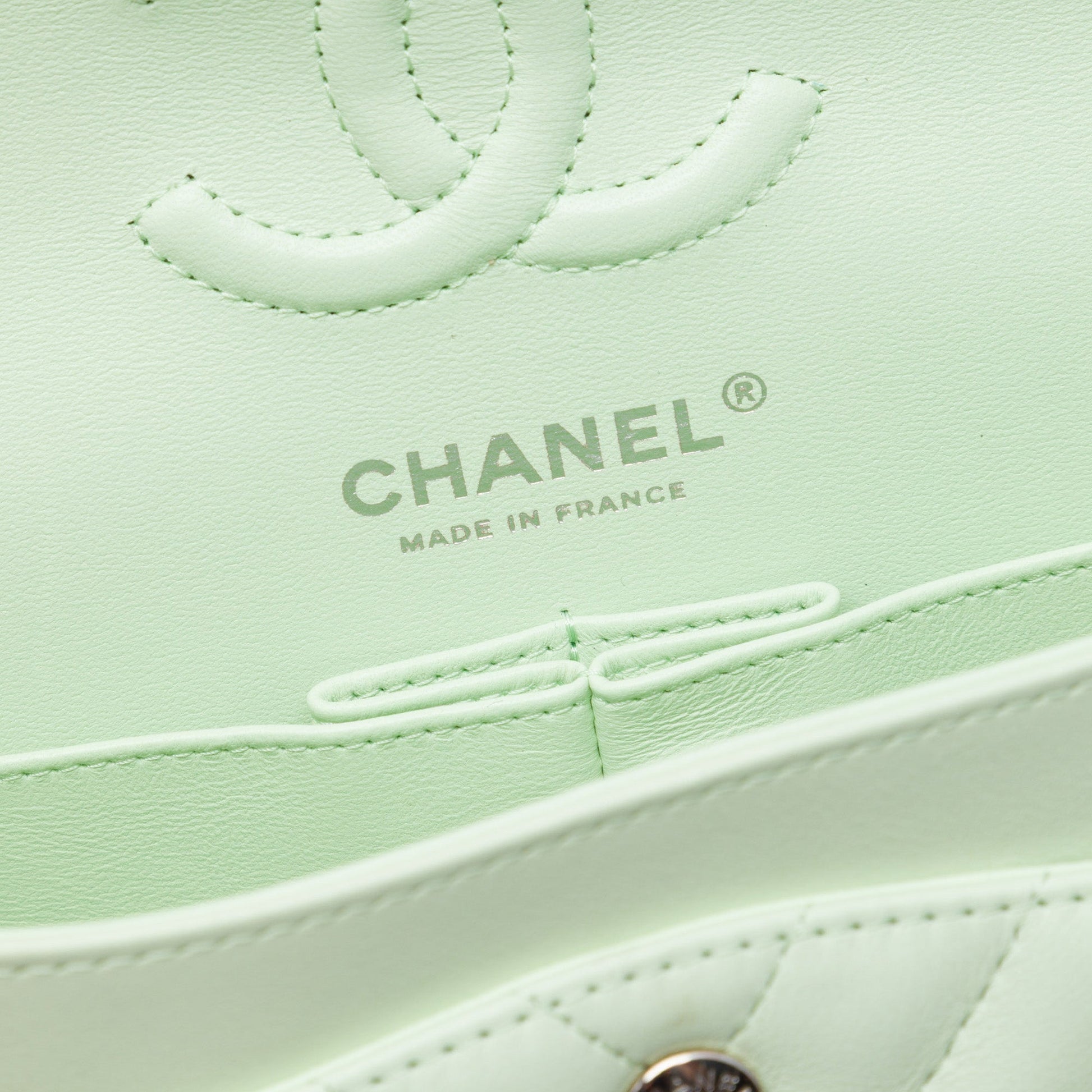 Chanel Small Classic Chevron Lambskin Double Flap