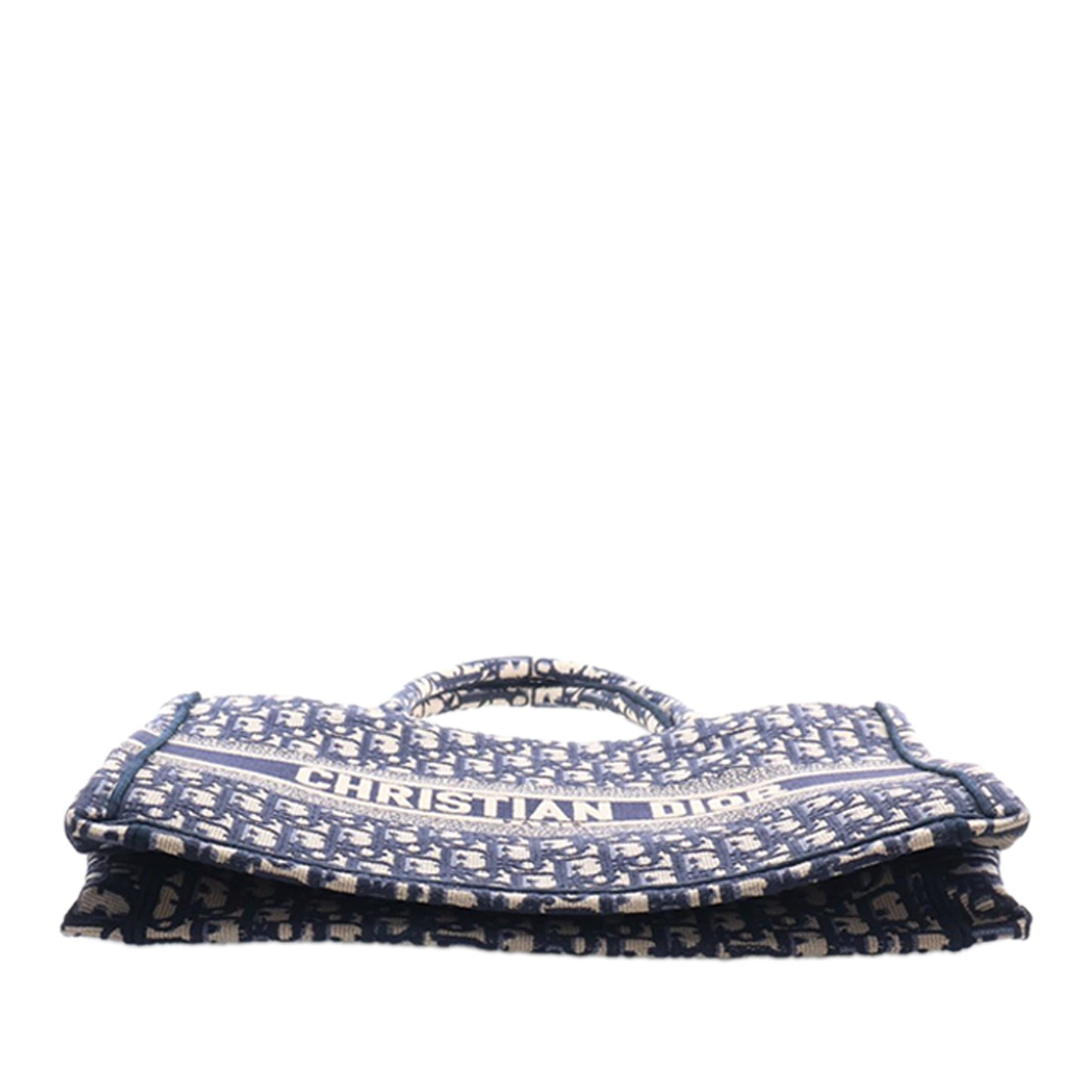 Dior Medium Oblique Embroidered Canvas Book Tote