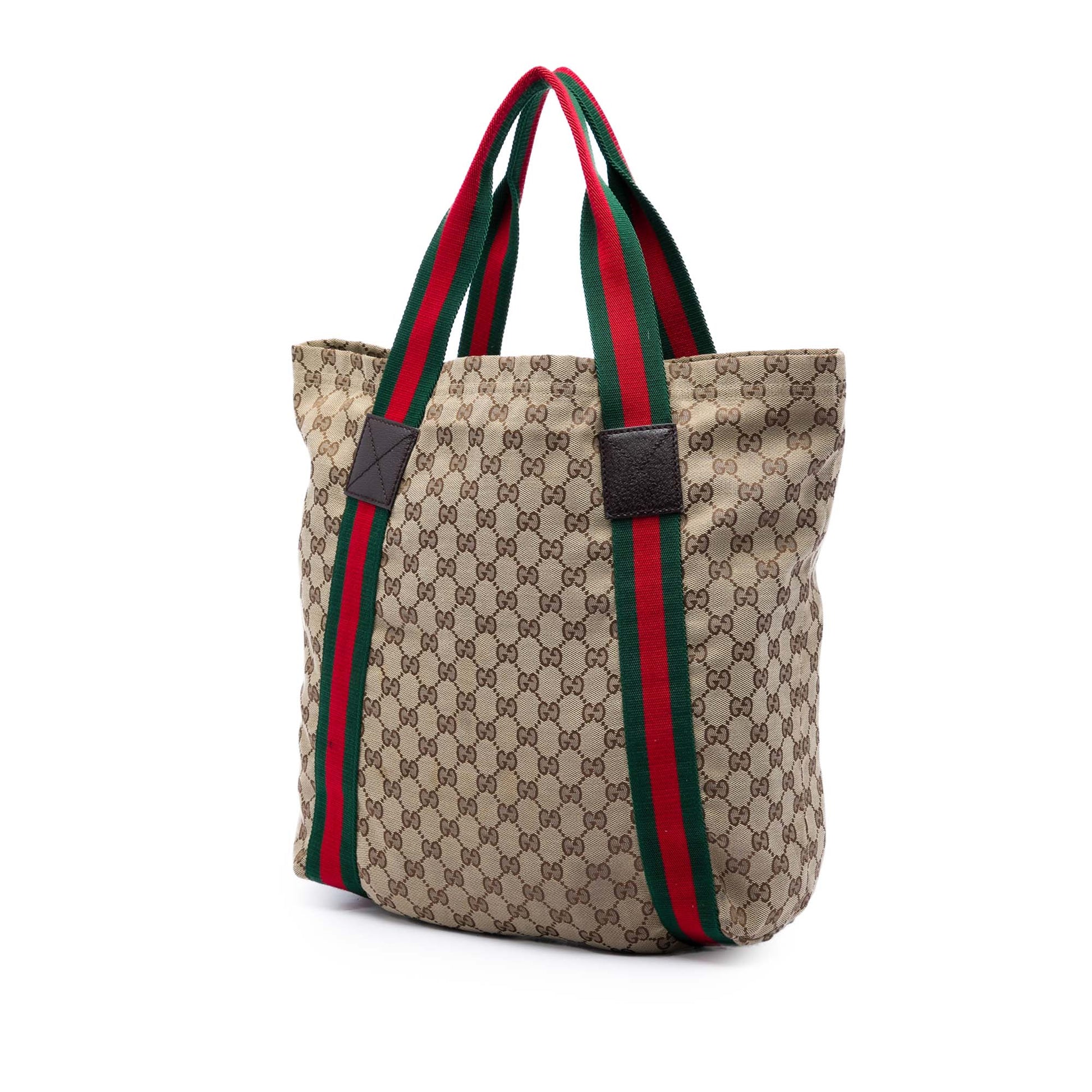 Gucci GG Canvas Web Tote