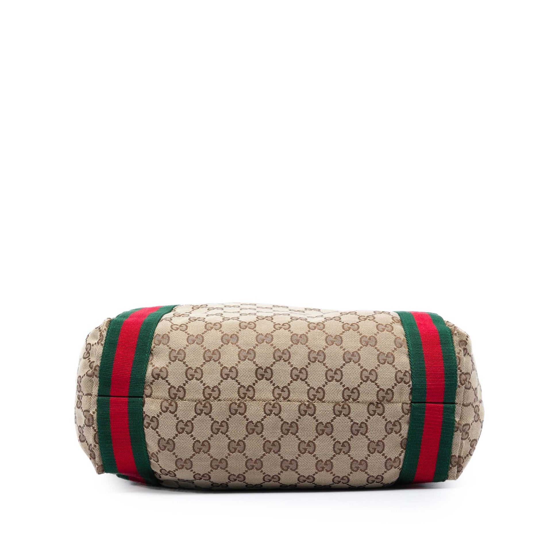 Gucci GG Canvas Web Tote