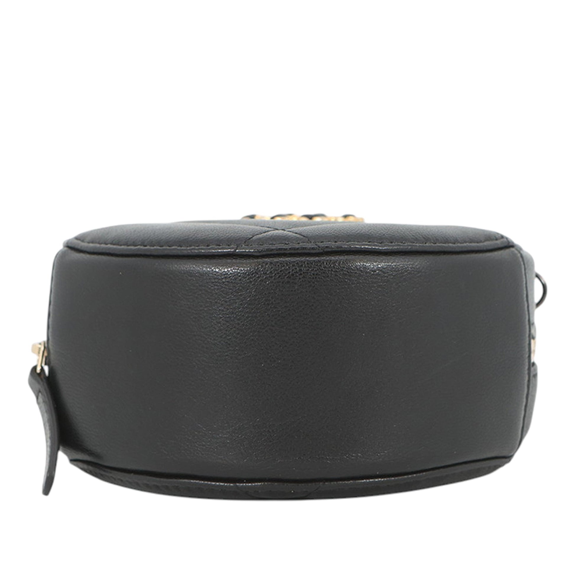 Chanel Lambskin 19 Round Clutch with Chain