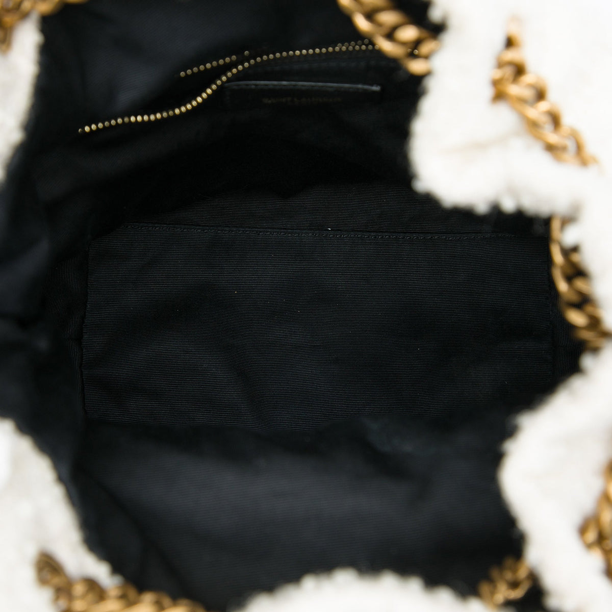 Saint Laurent Chevron Tweed Monogram Joe Backpack