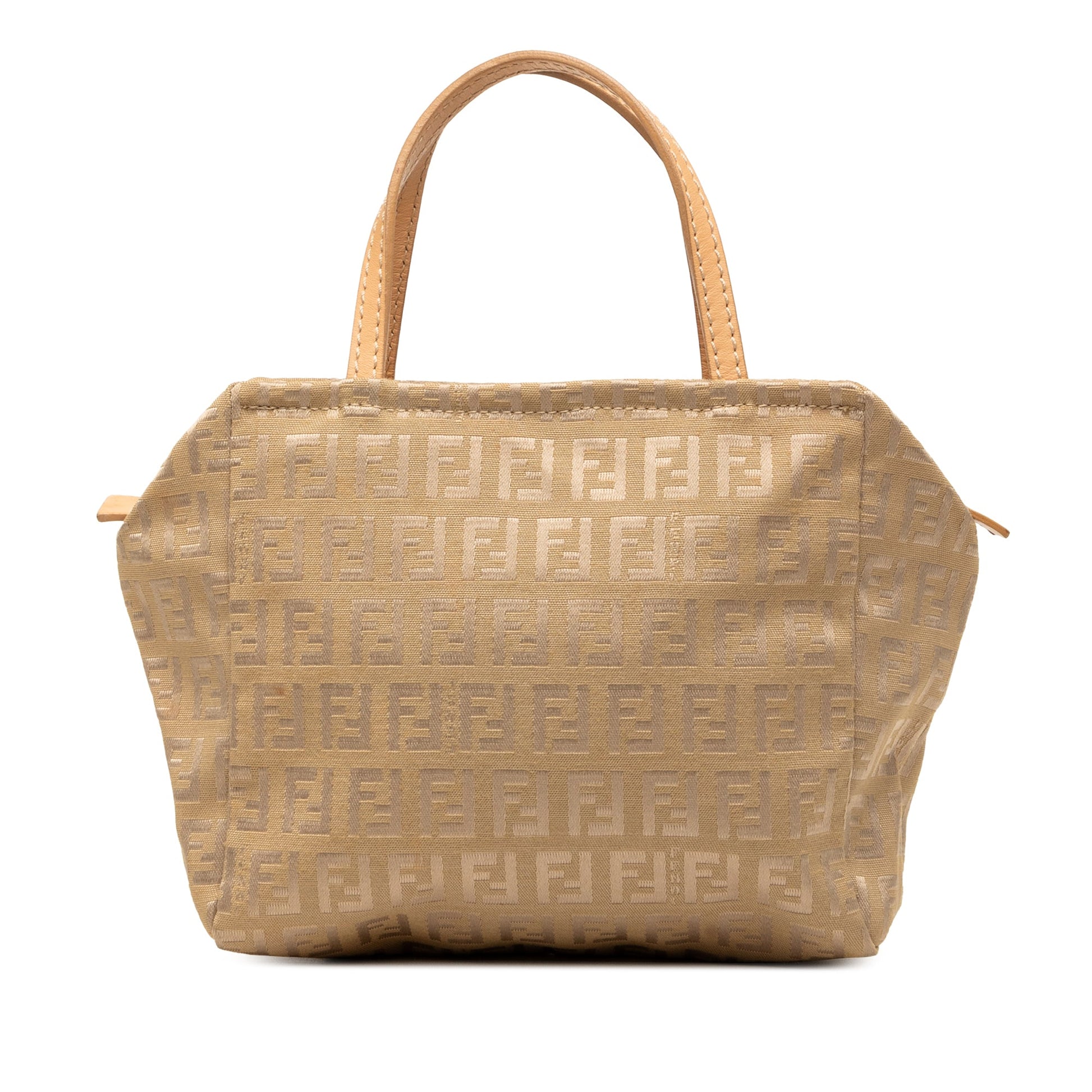 Fendi Mini Zucchino Canvas Handbag