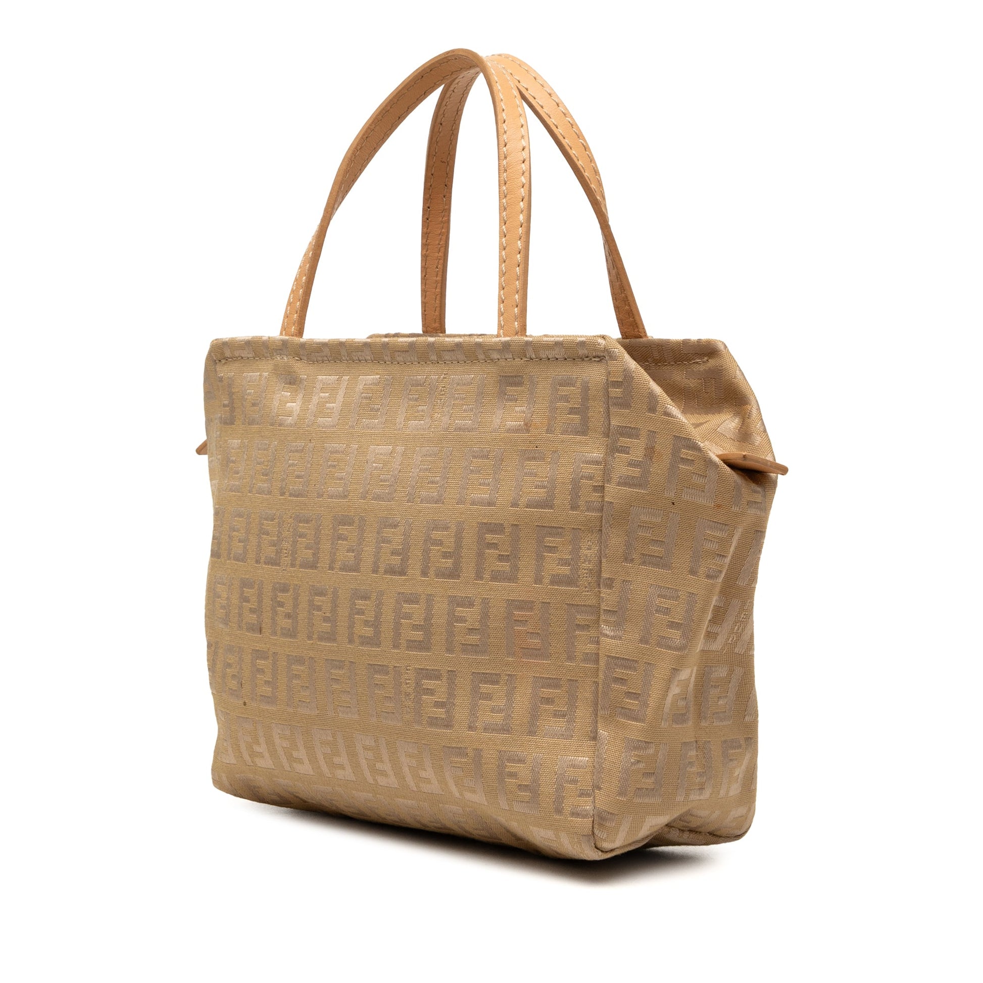 Fendi Mini Zucchino Canvas Handbag