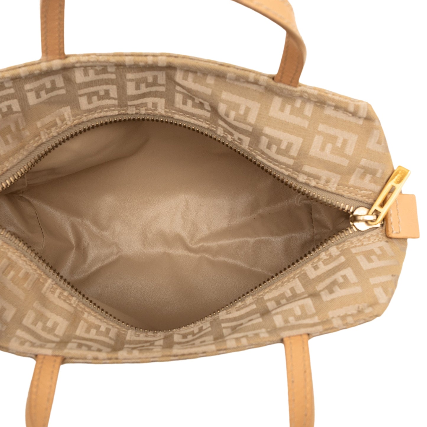 Fendi Mini Zucchino Canvas Handbag