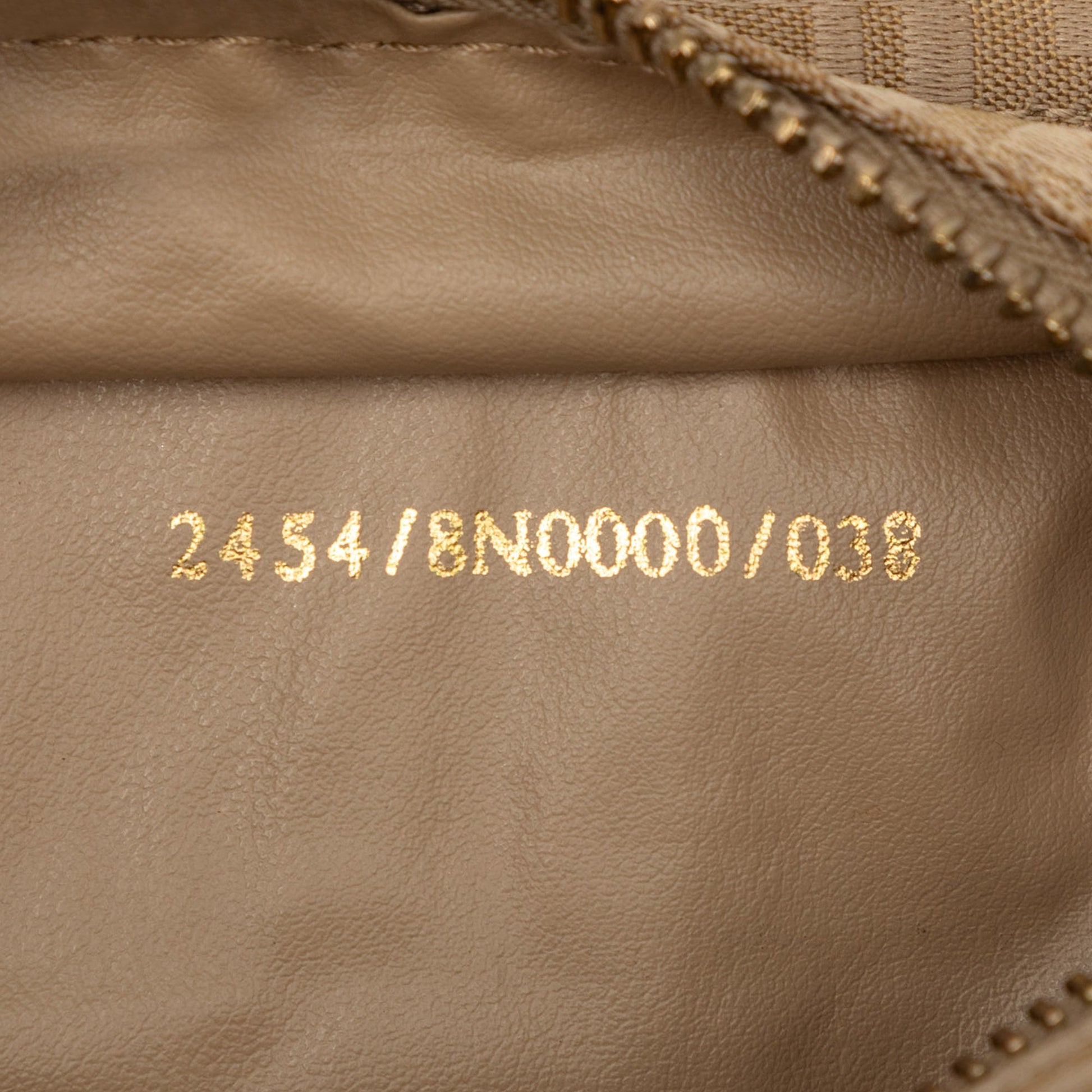 Fendi Mini Zucchino Canvas Handbag