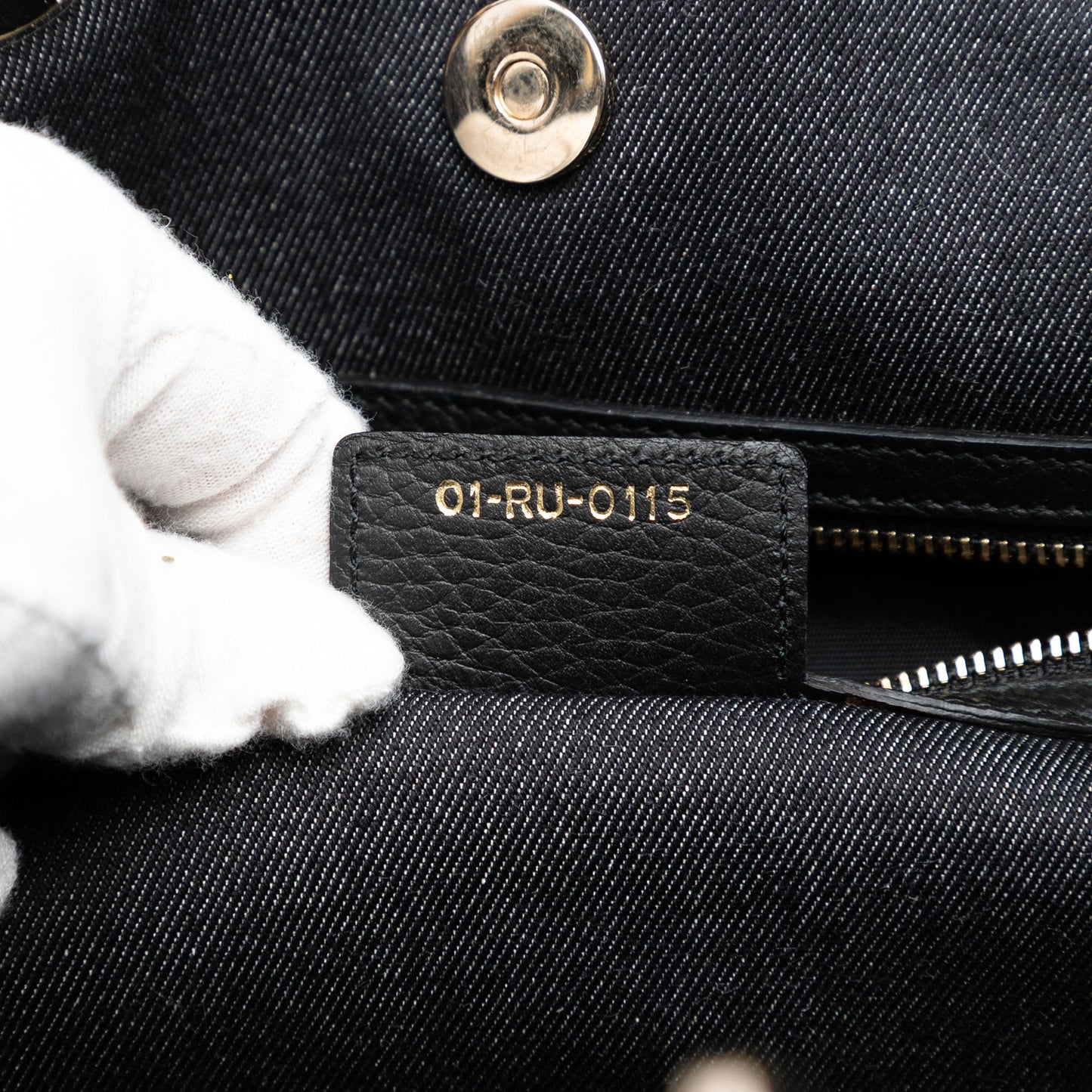 Dior Denim Patch D Light Satchel