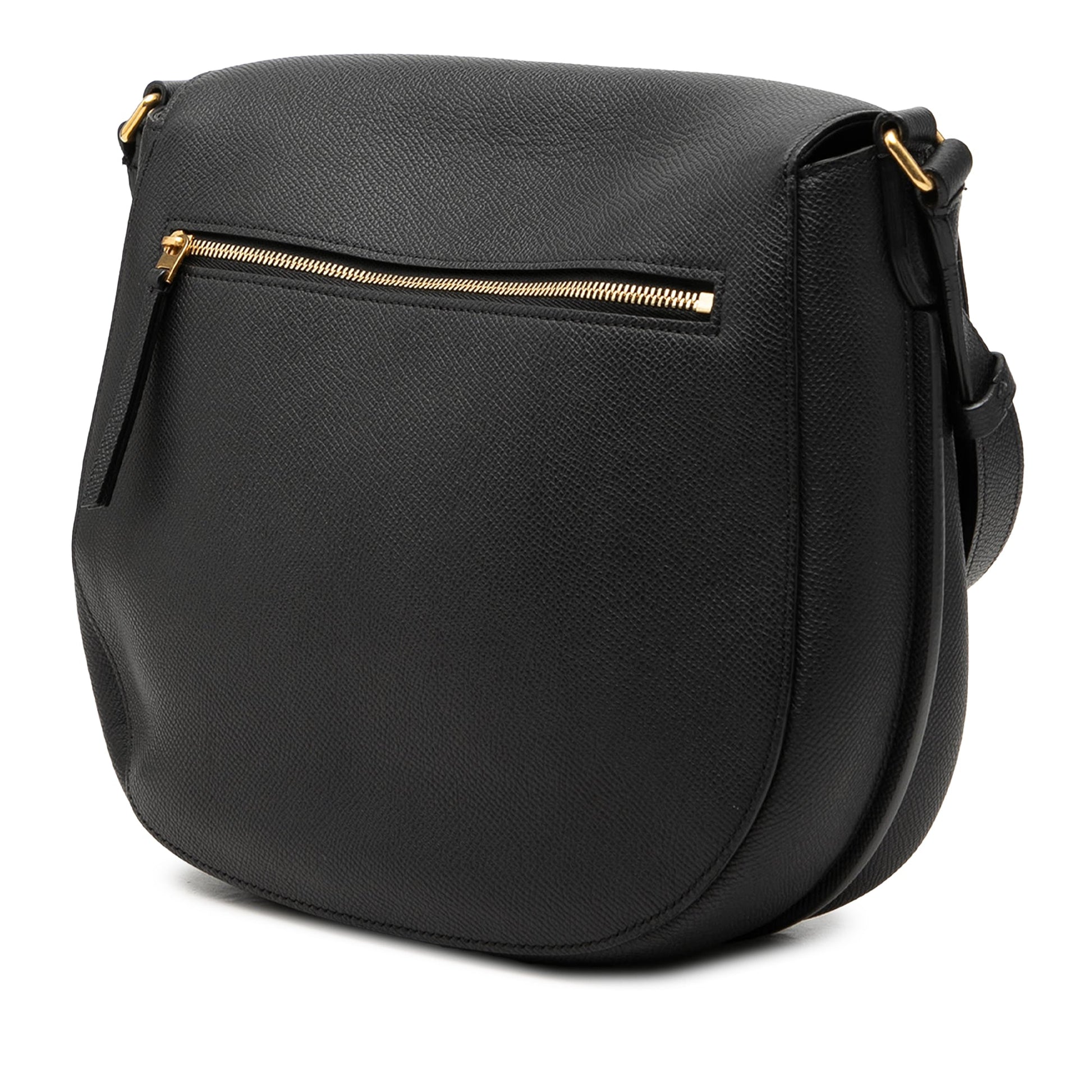 Celine Medium Grained Calfskin Trotteur Crossbody