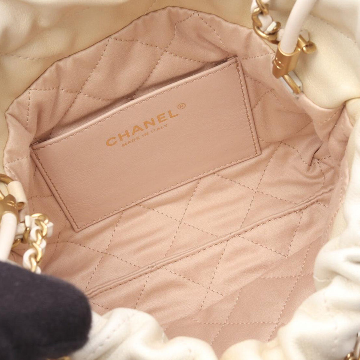 Chanel Mini Shiny Calfskin 22 Handbag