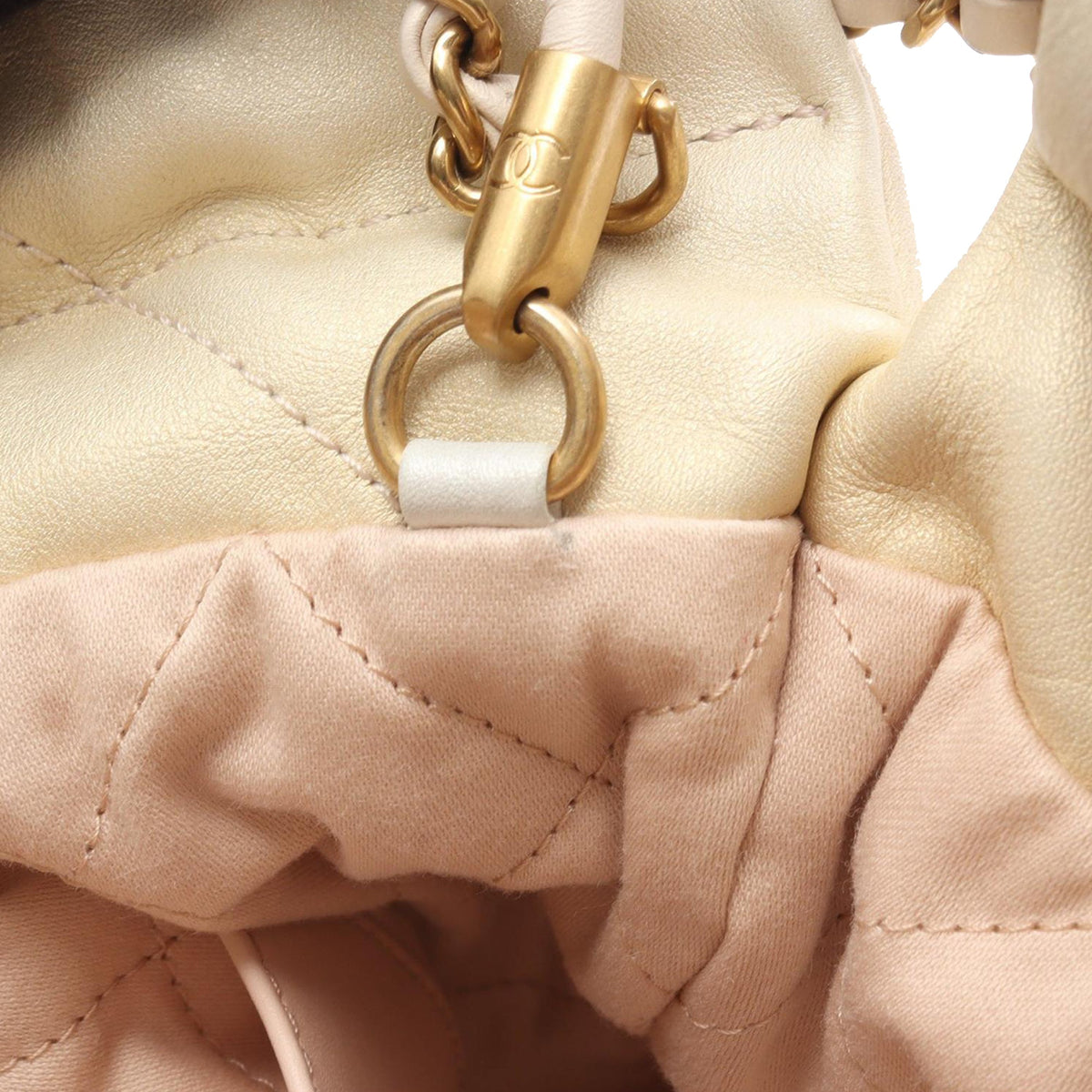 Chanel Mini Shiny Calfskin 22 Handbag