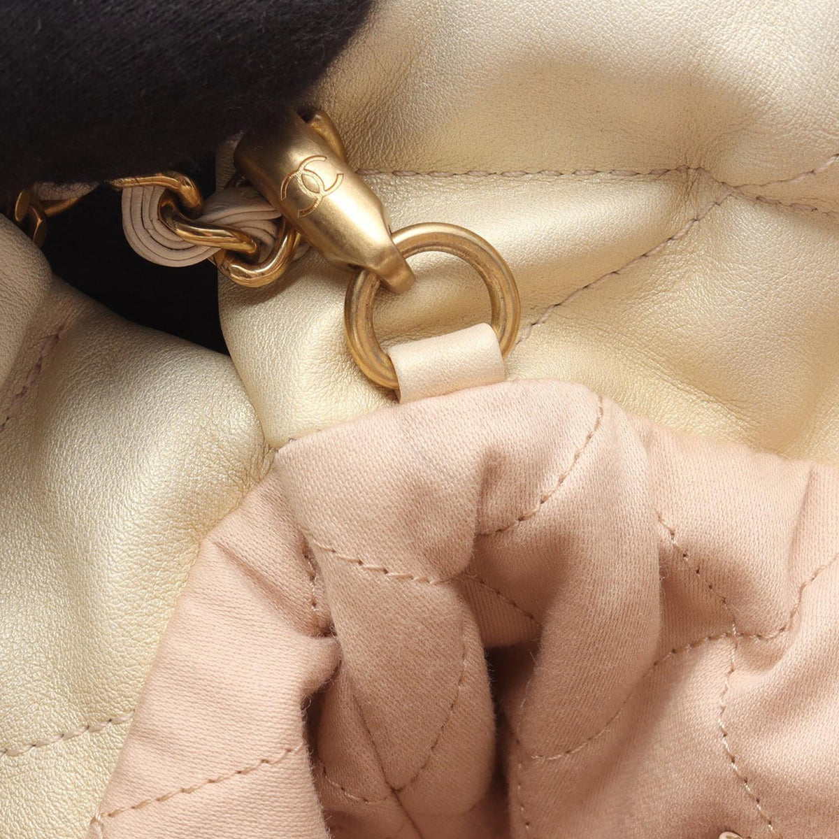 Chanel Mini Shiny Calfskin 22 Handbag