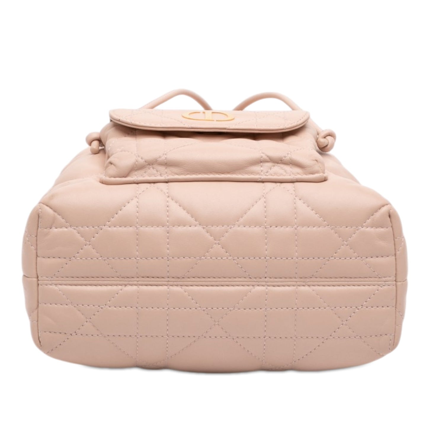 Dior Small Lambskin Macrocannage Caro Bucket Bag