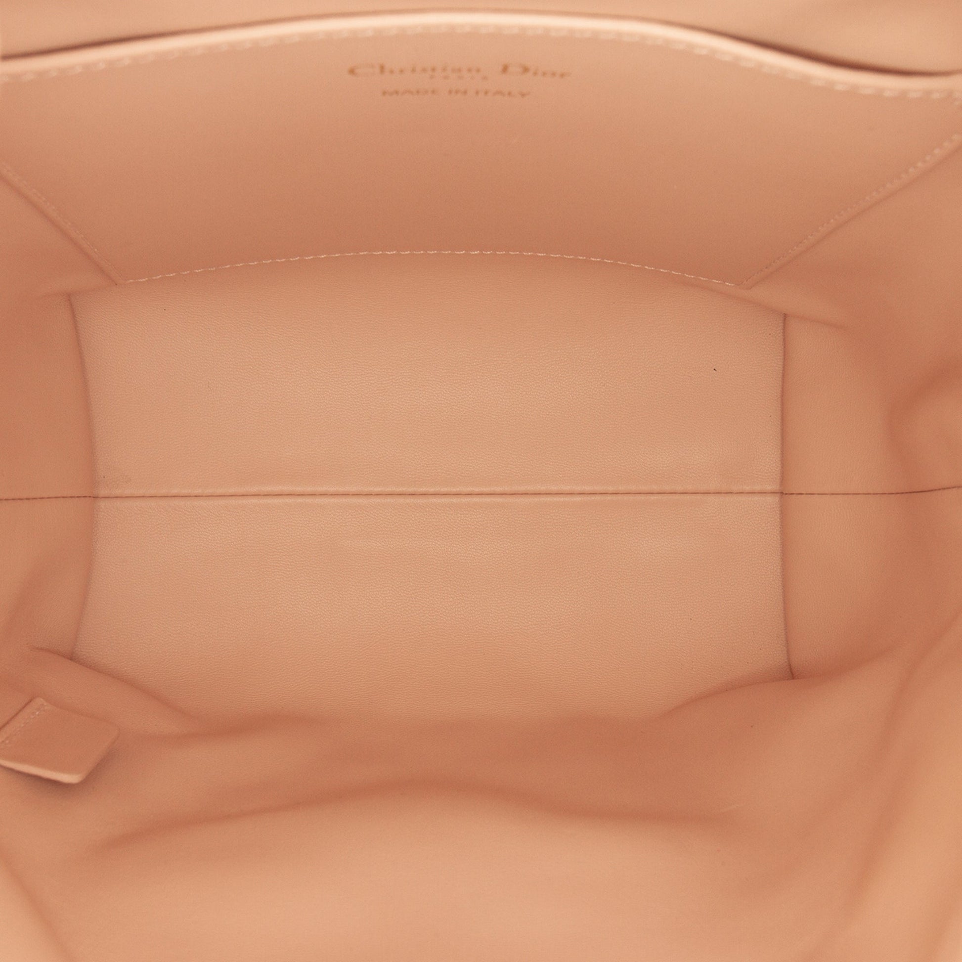 Dior Small Lambskin Macrocannage Caro Bucket Bag