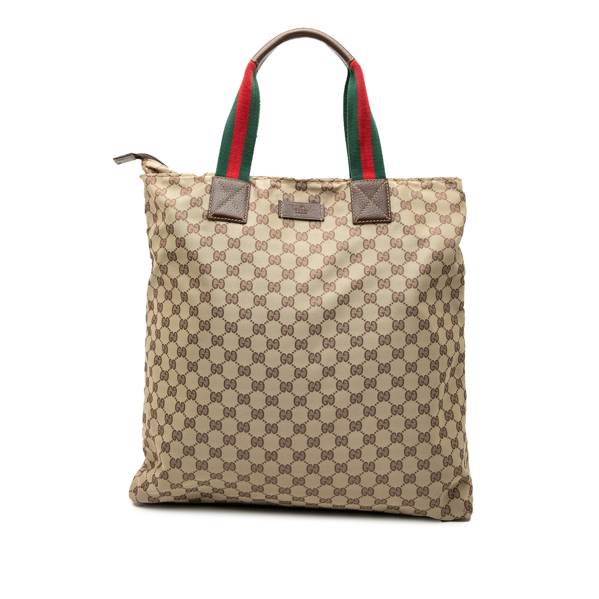 Gucci GG Canvas Web Vertical Tote