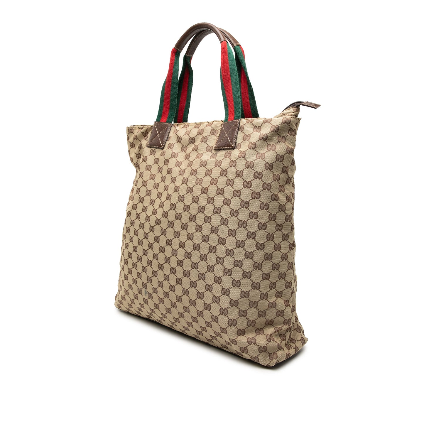 Gucci GG Canvas Web Vertical Tote