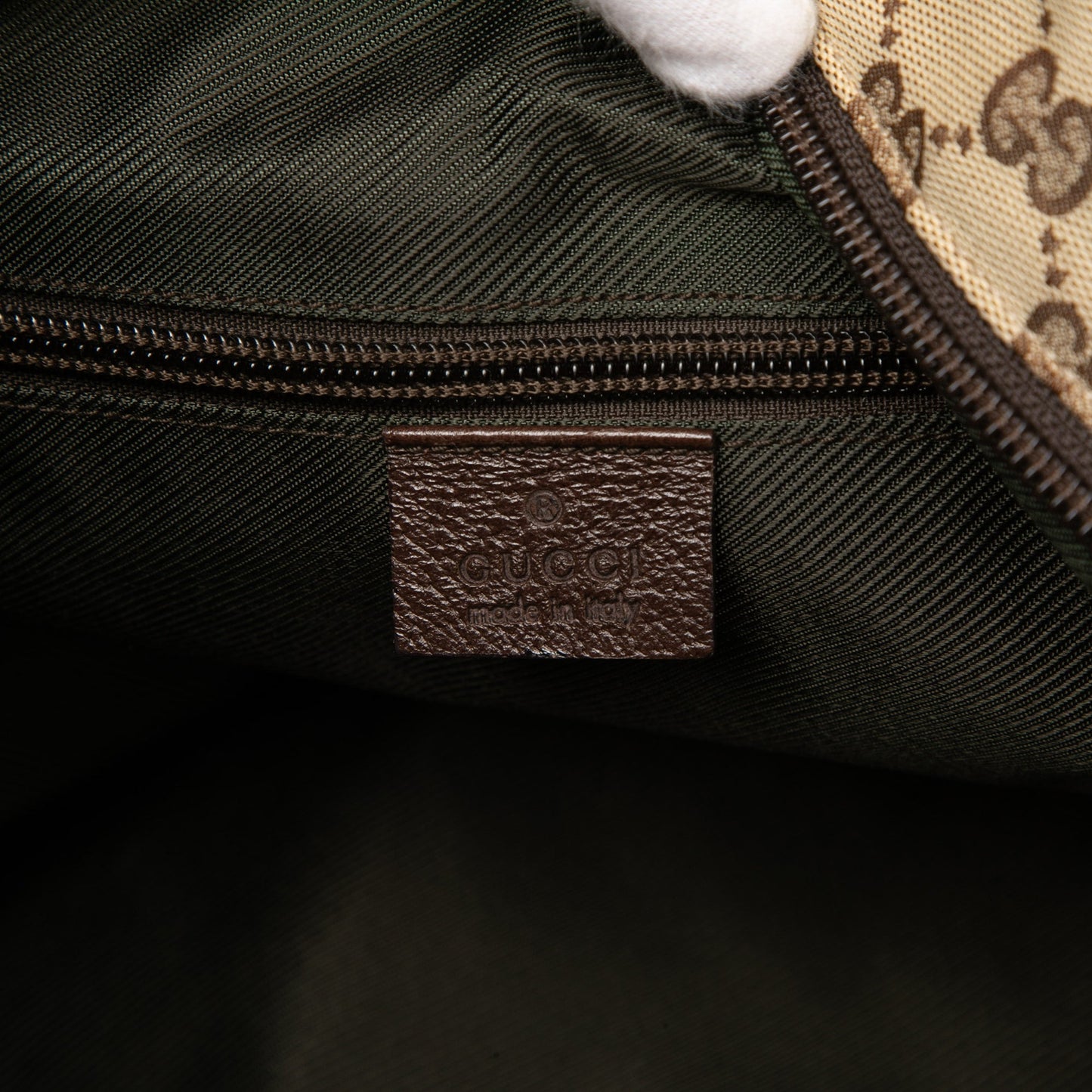 Gucci GG Canvas Web Vertical Tote