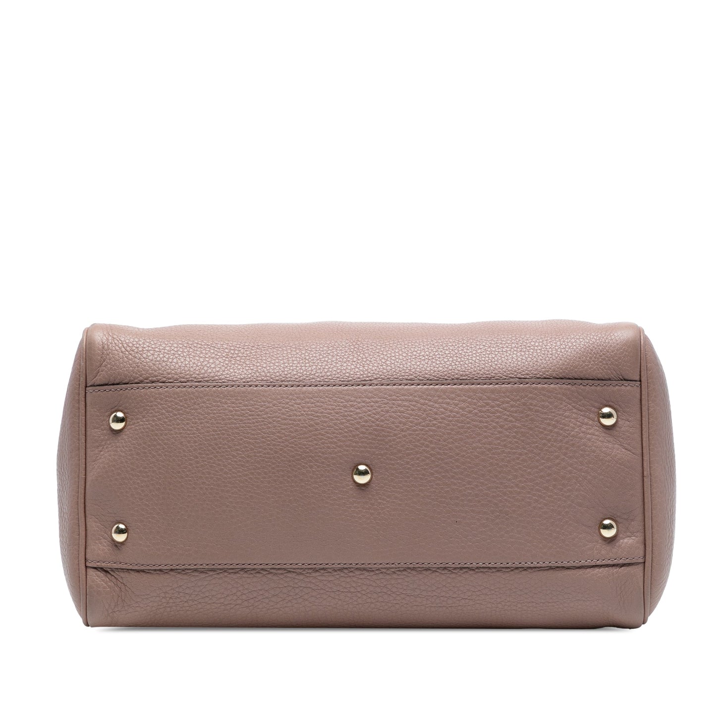 Gucci Medium Calfskin Bamboo Shopper Boston Bag
