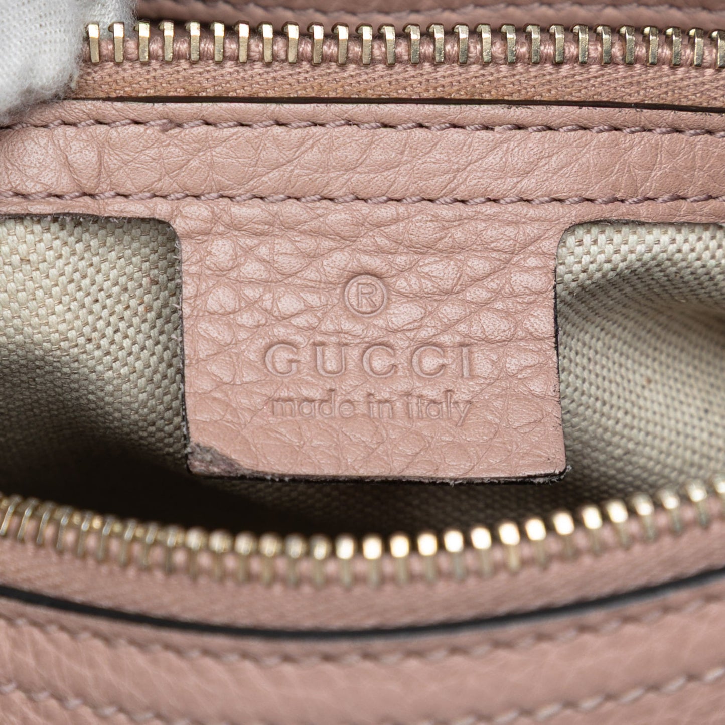 Gucci Medium Calfskin Bamboo Shopper Boston Bag