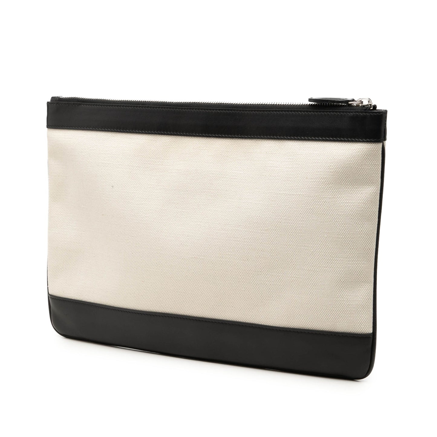 Balenciaga Canvas Navy Clip Clutch M