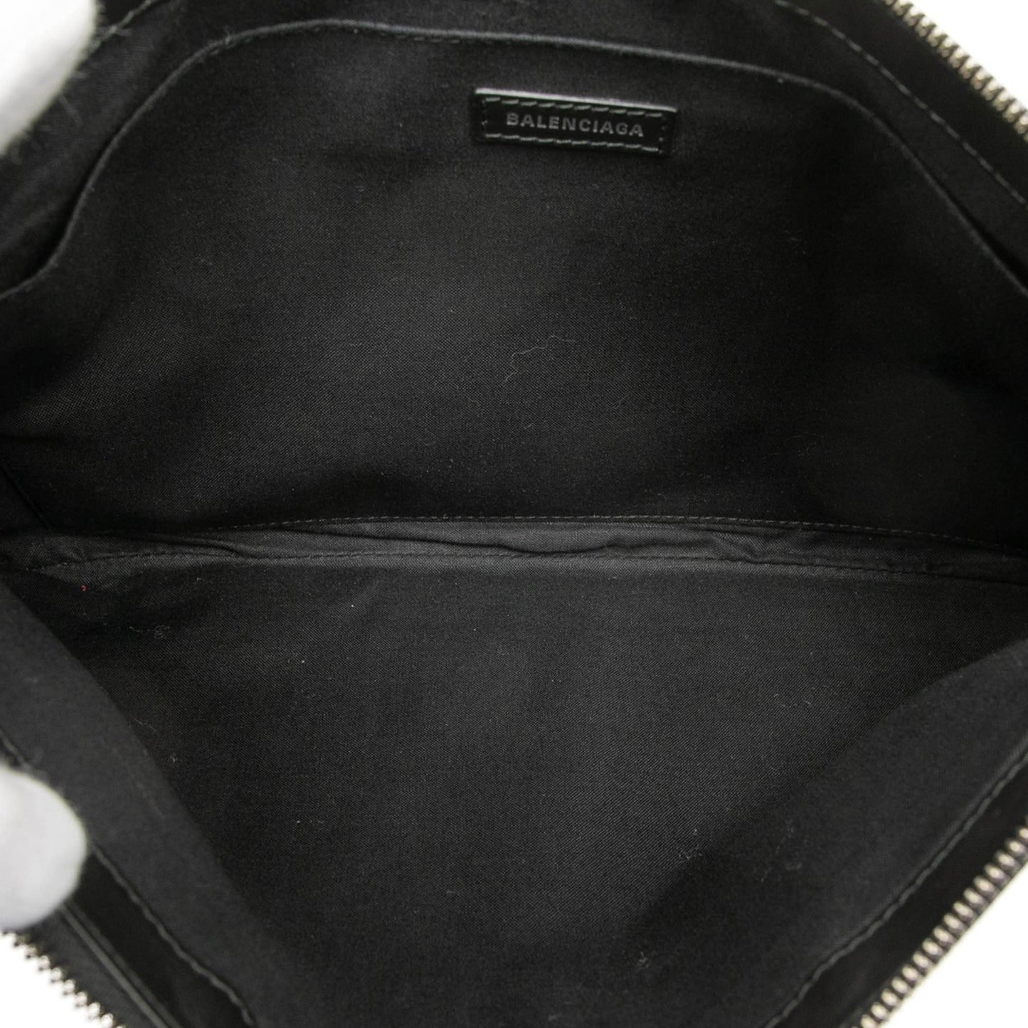 Balenciaga Canvas Navy Clip Clutch M