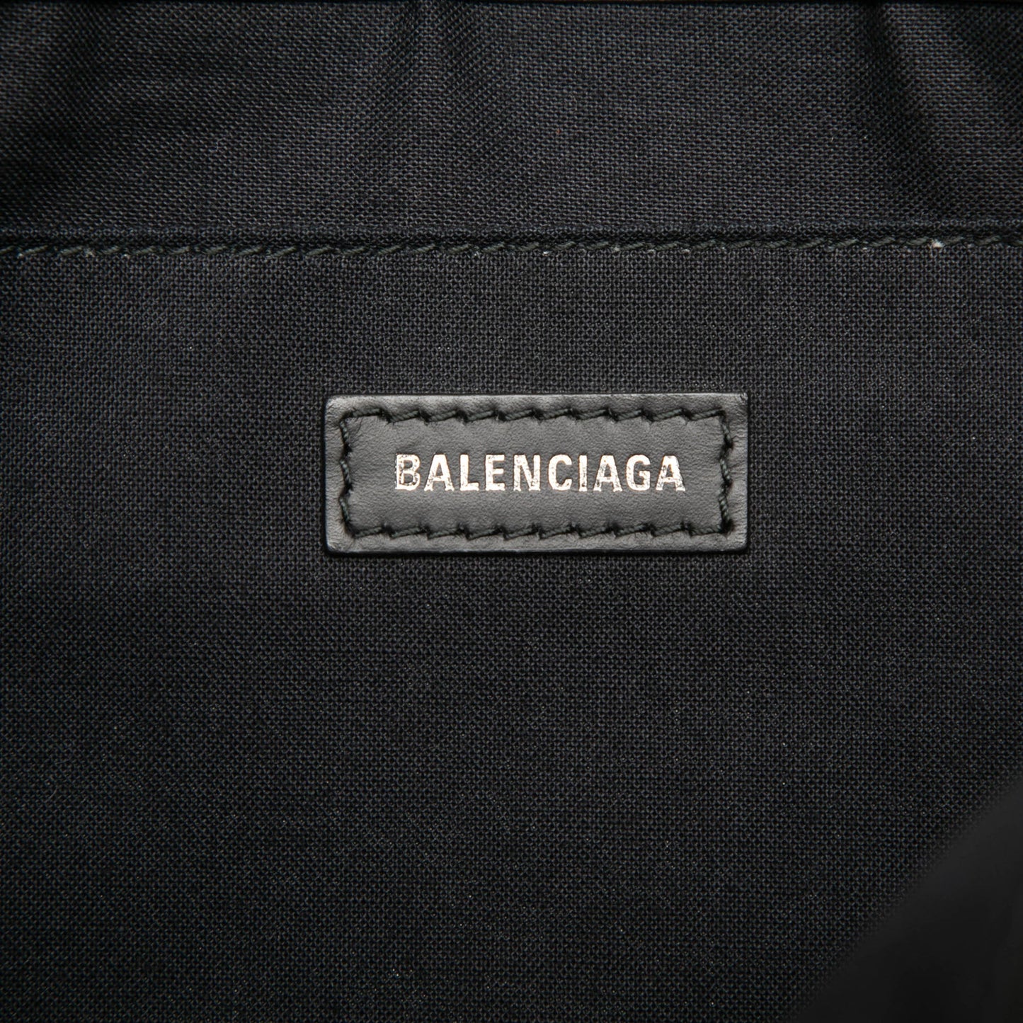 Balenciaga Canvas Navy Clip Clutch M
