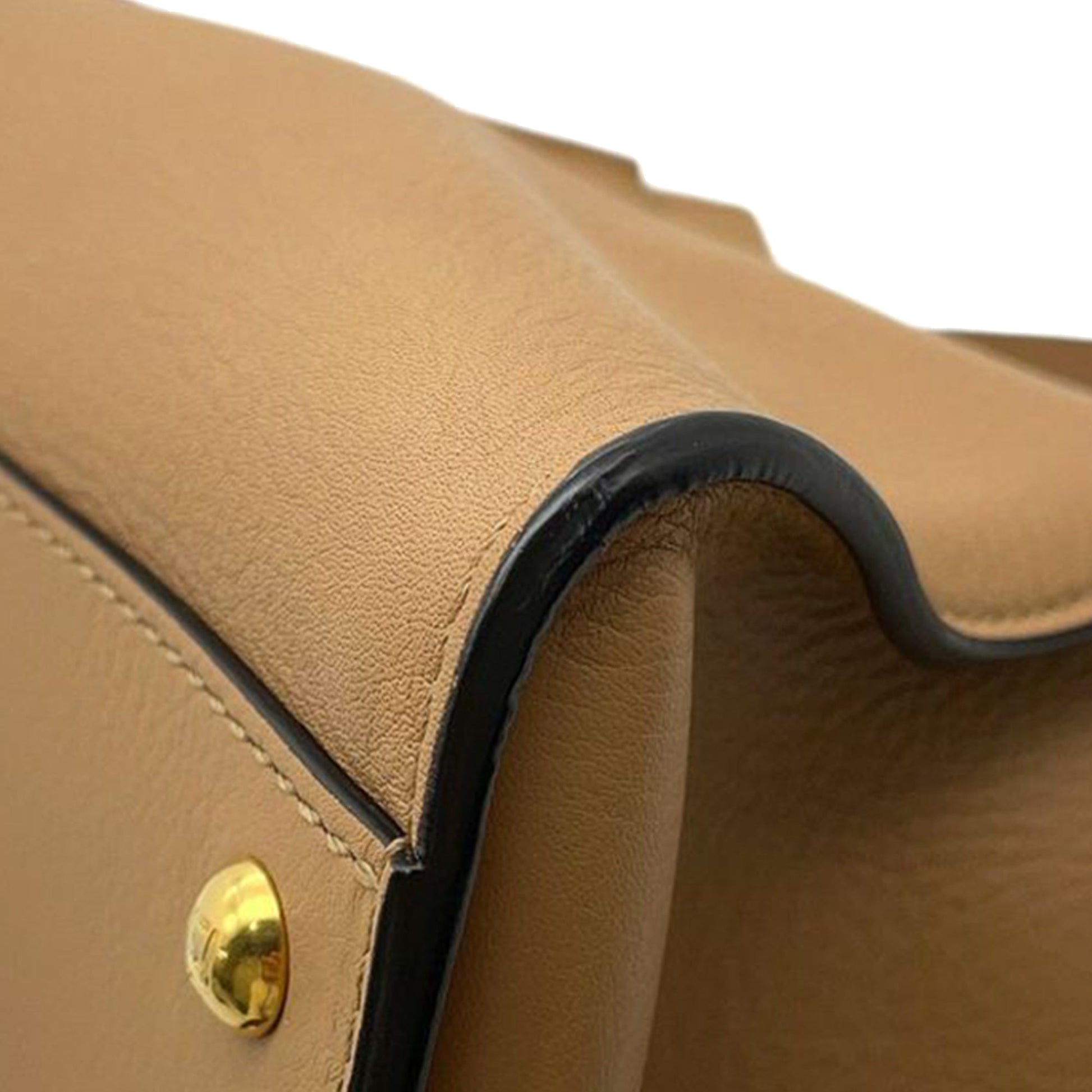 Fendi Medium Leather Selleria Peekaboo Iconic Satchel