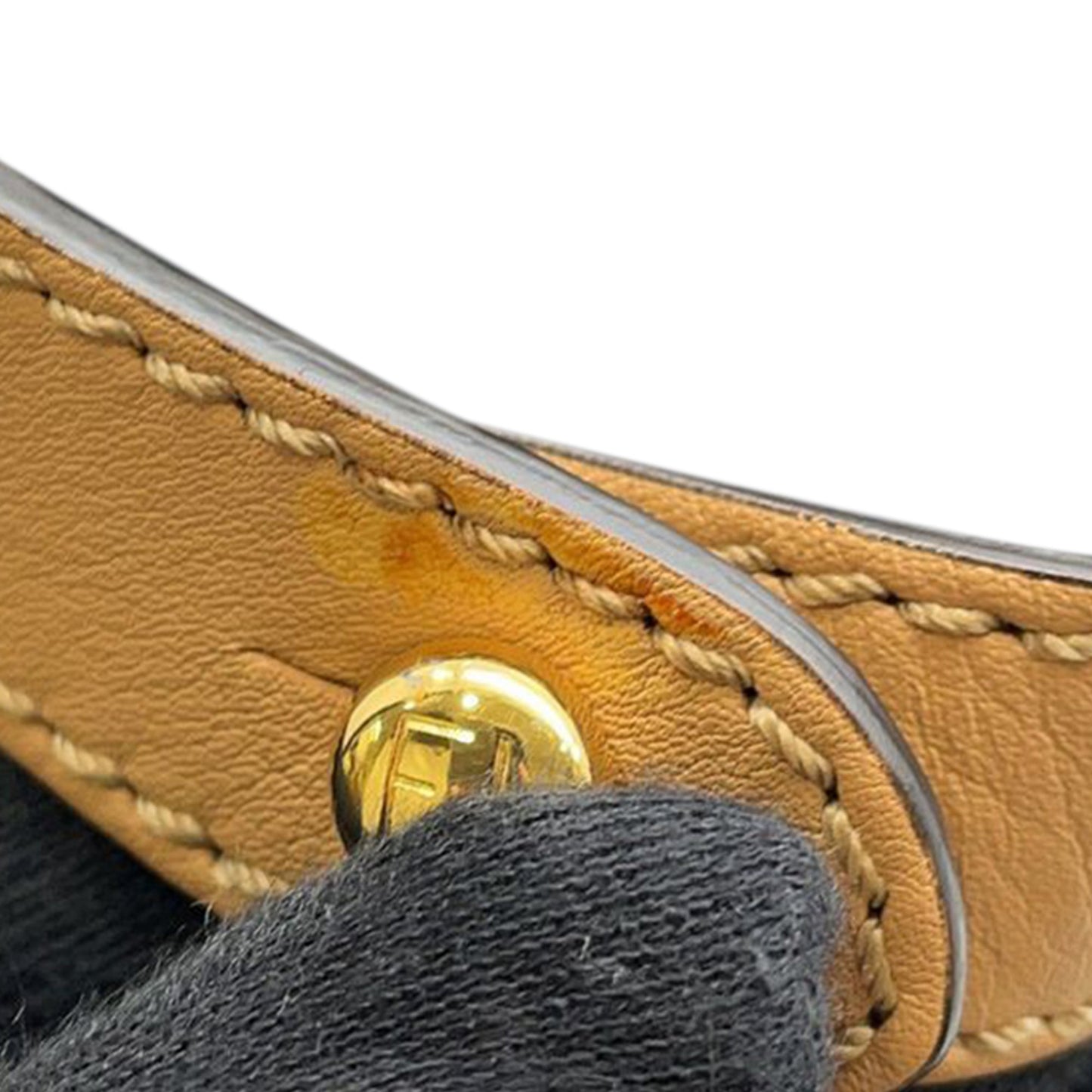 Fendi Medium Leather Selleria Peekaboo Iconic Satchel