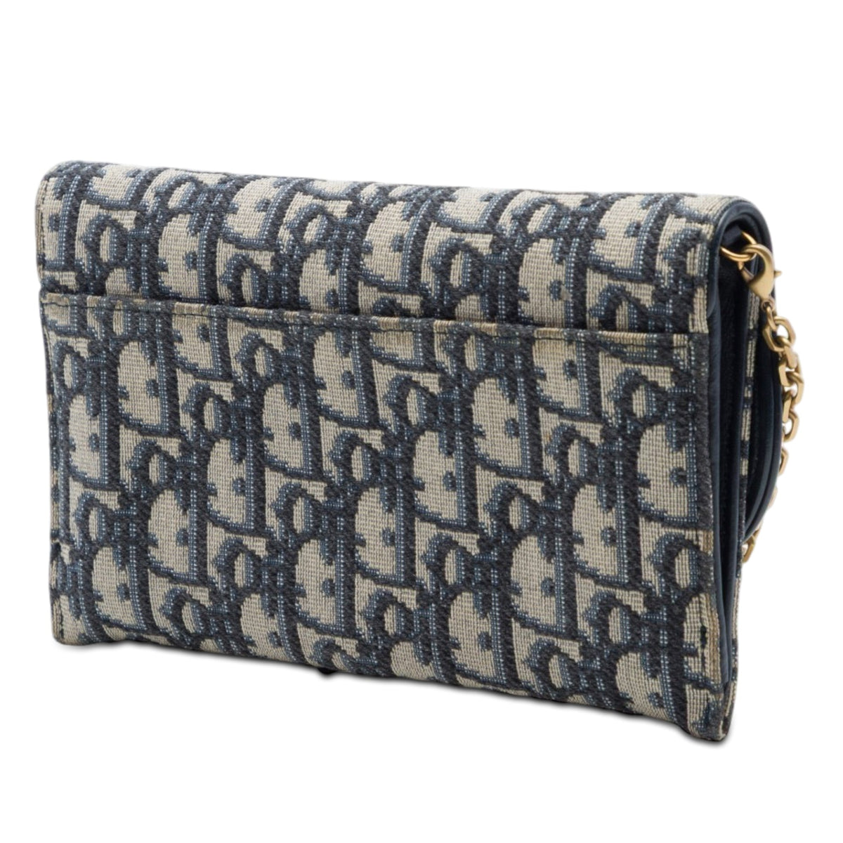 Dior Oblique Canvas Saddle Wallet On Chain