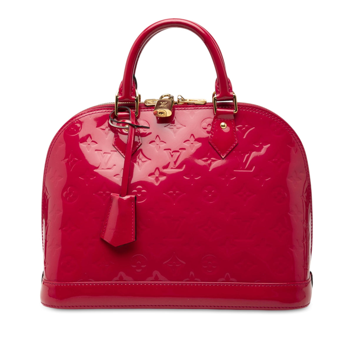 Louis Vuitton Monogram Vernis Alma PM — Red