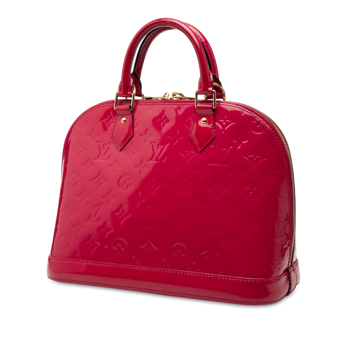 Louis Vuitton Monogram Vernis Alma PM — Red