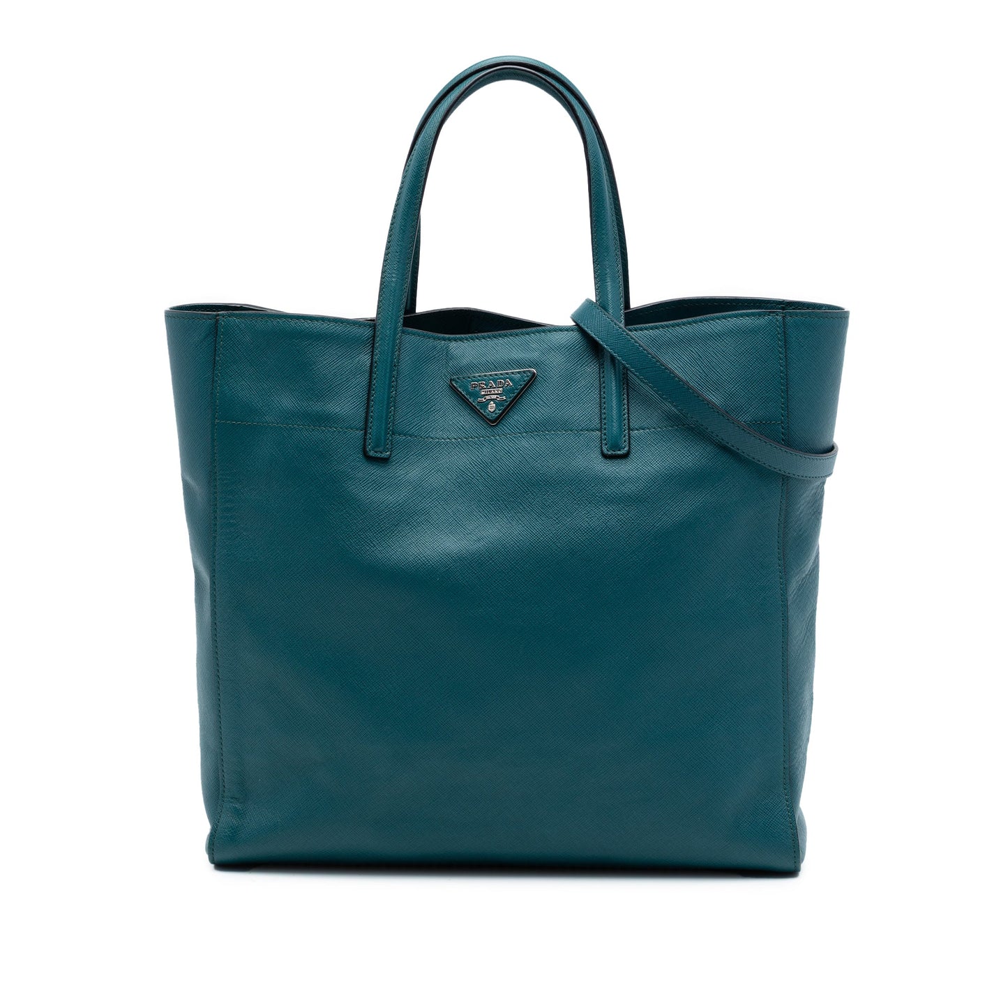Prada Saffiano Soft Triple Pocket Tote