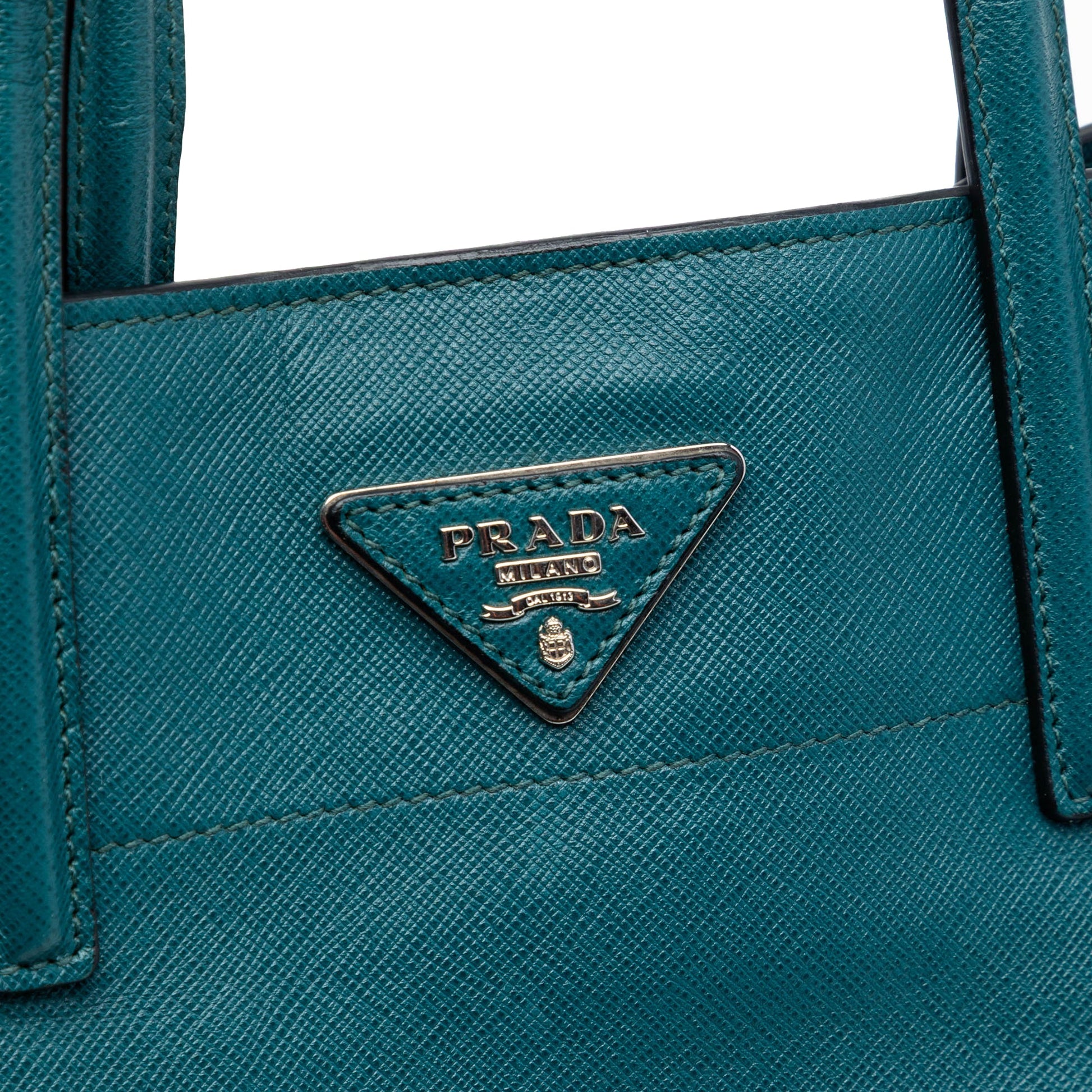 Prada Saffiano Soft Triple Pocket Tote