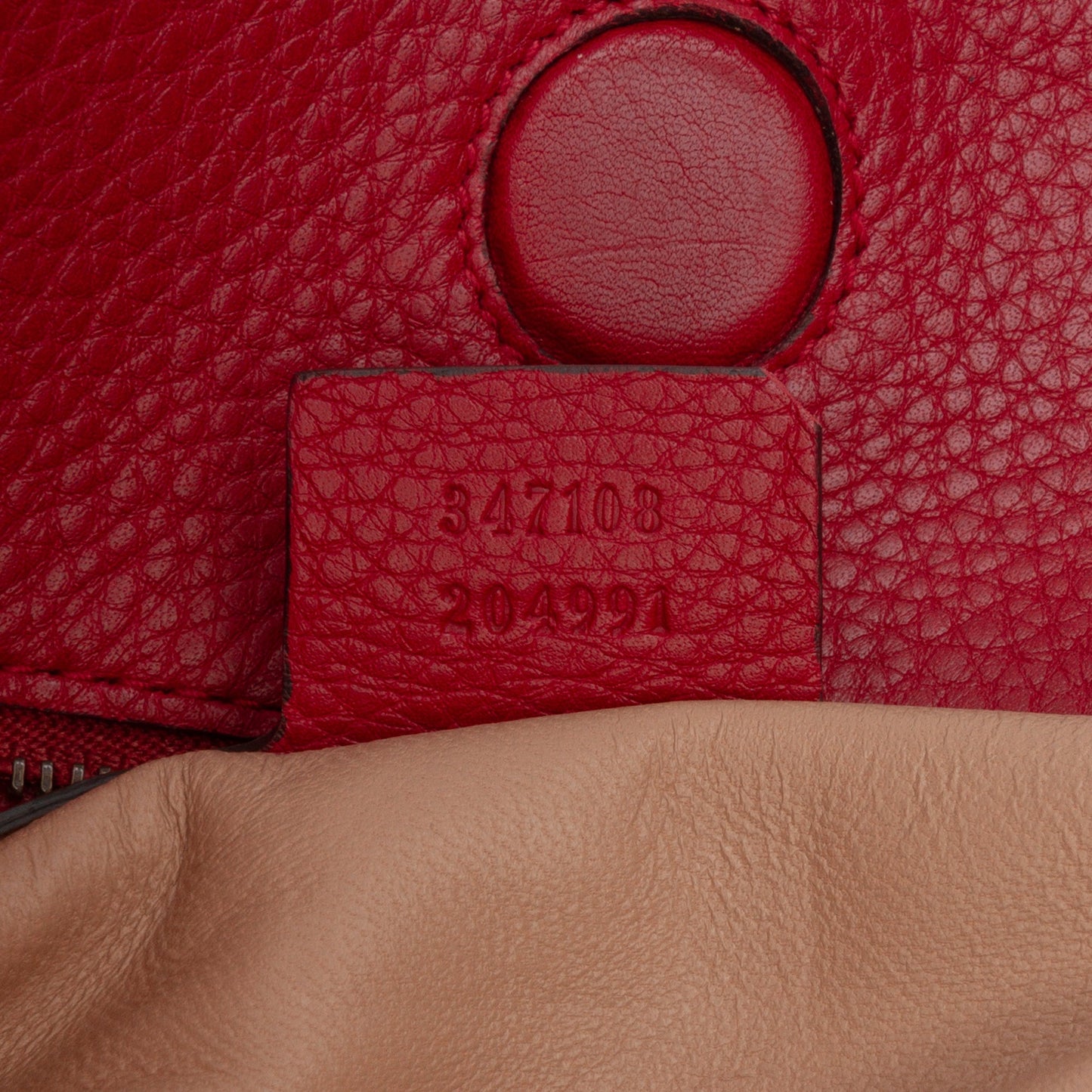 Gucci Leather Bamboo Tassel Clutch