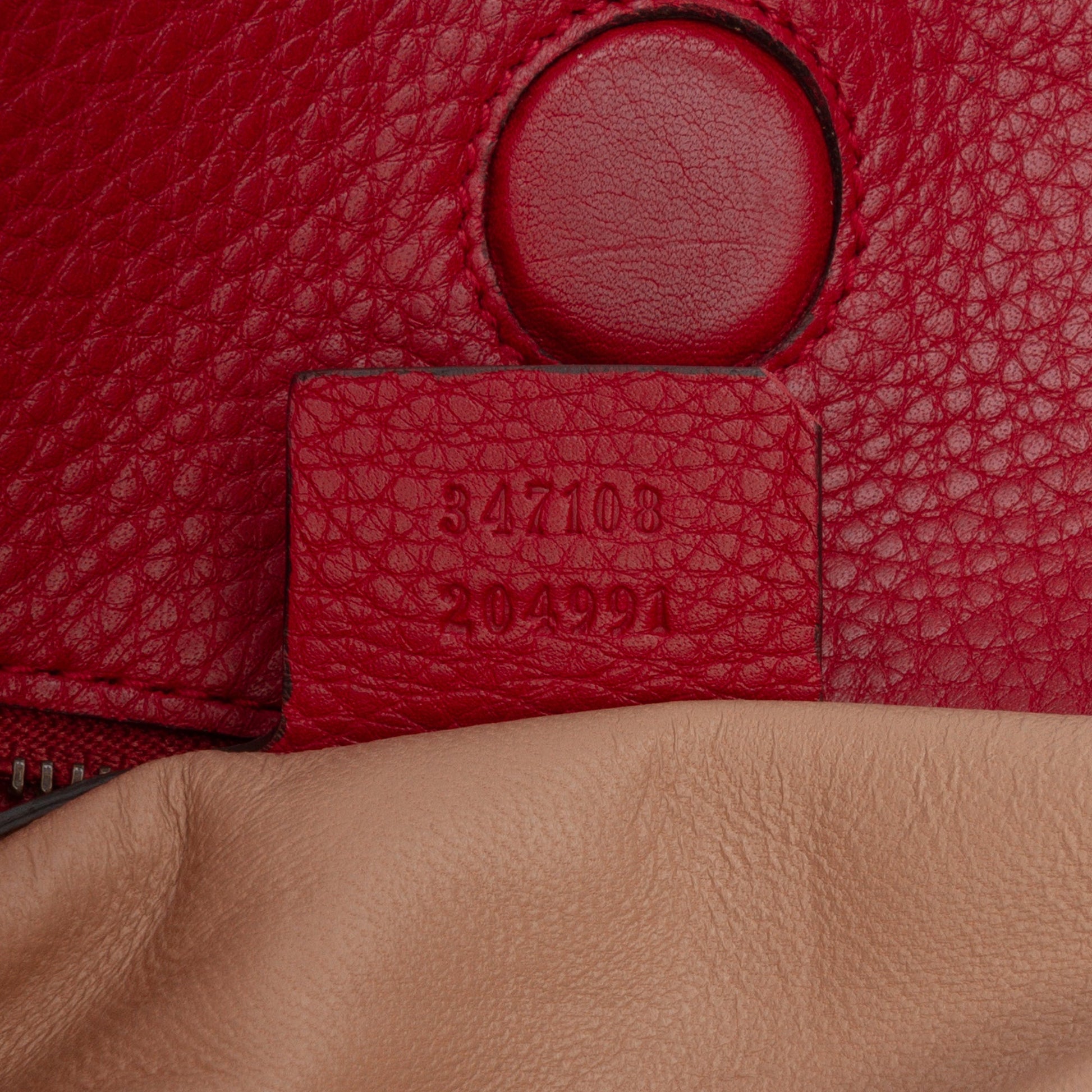 Gucci Leather Bamboo Tassel Clutch
