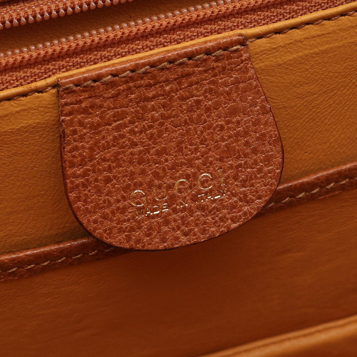 Gucci Small Grained Calfskin Bamboo Top Handle Bag