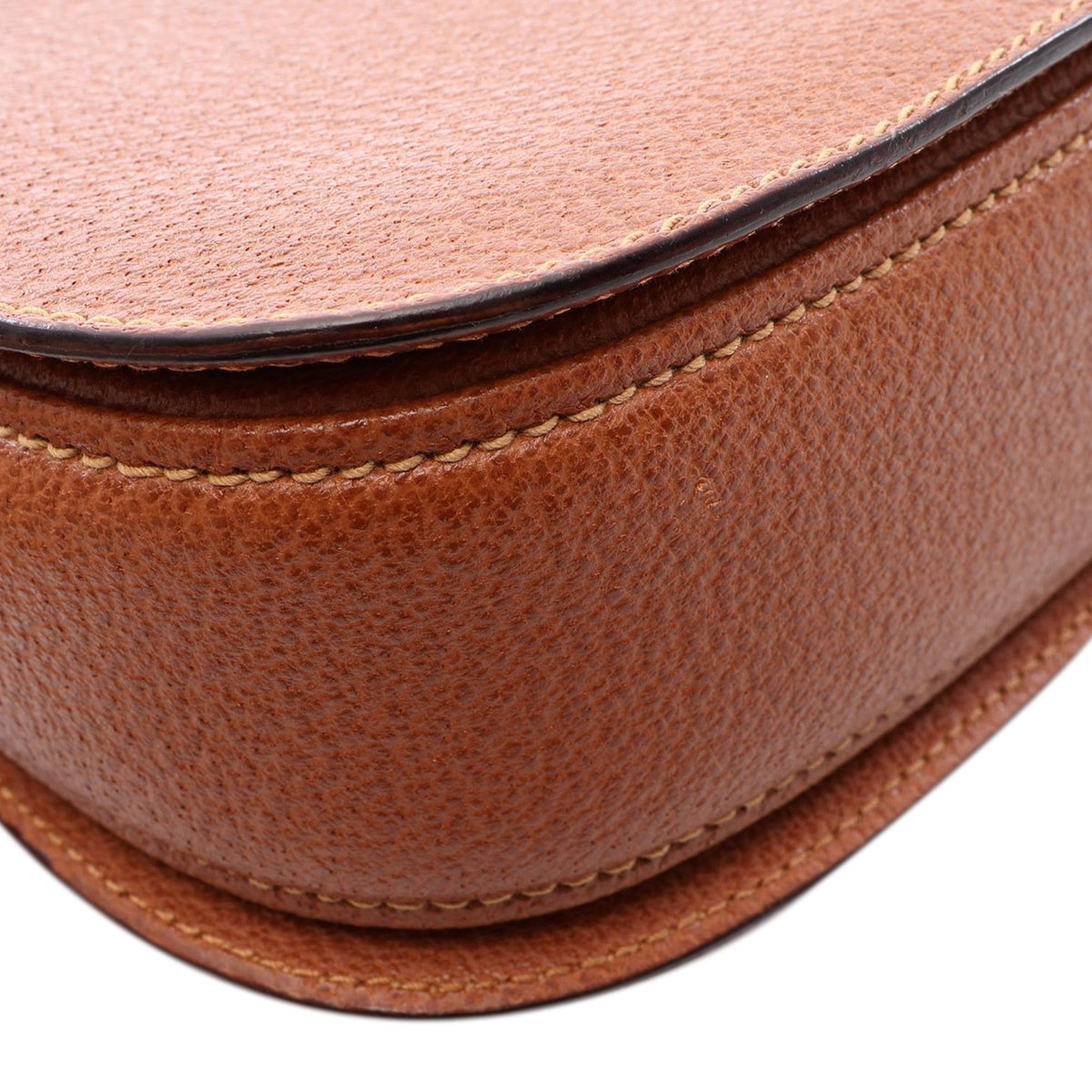 Gucci Small Grained Calfskin Bamboo Top Handle Bag