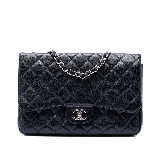 Chanel Jumbo Classic Caviar Single Flap